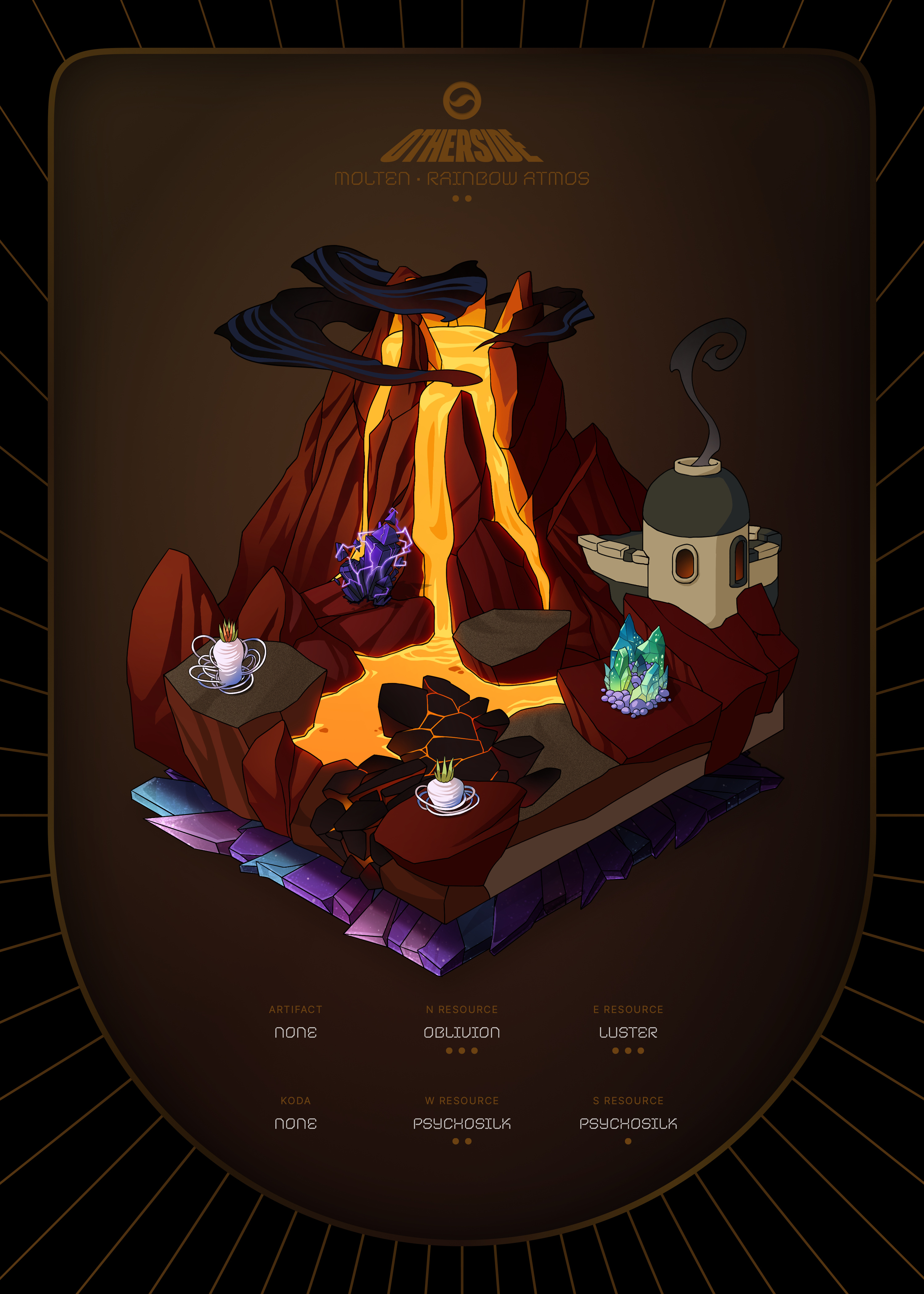 Otherdeed #80225 — Molten