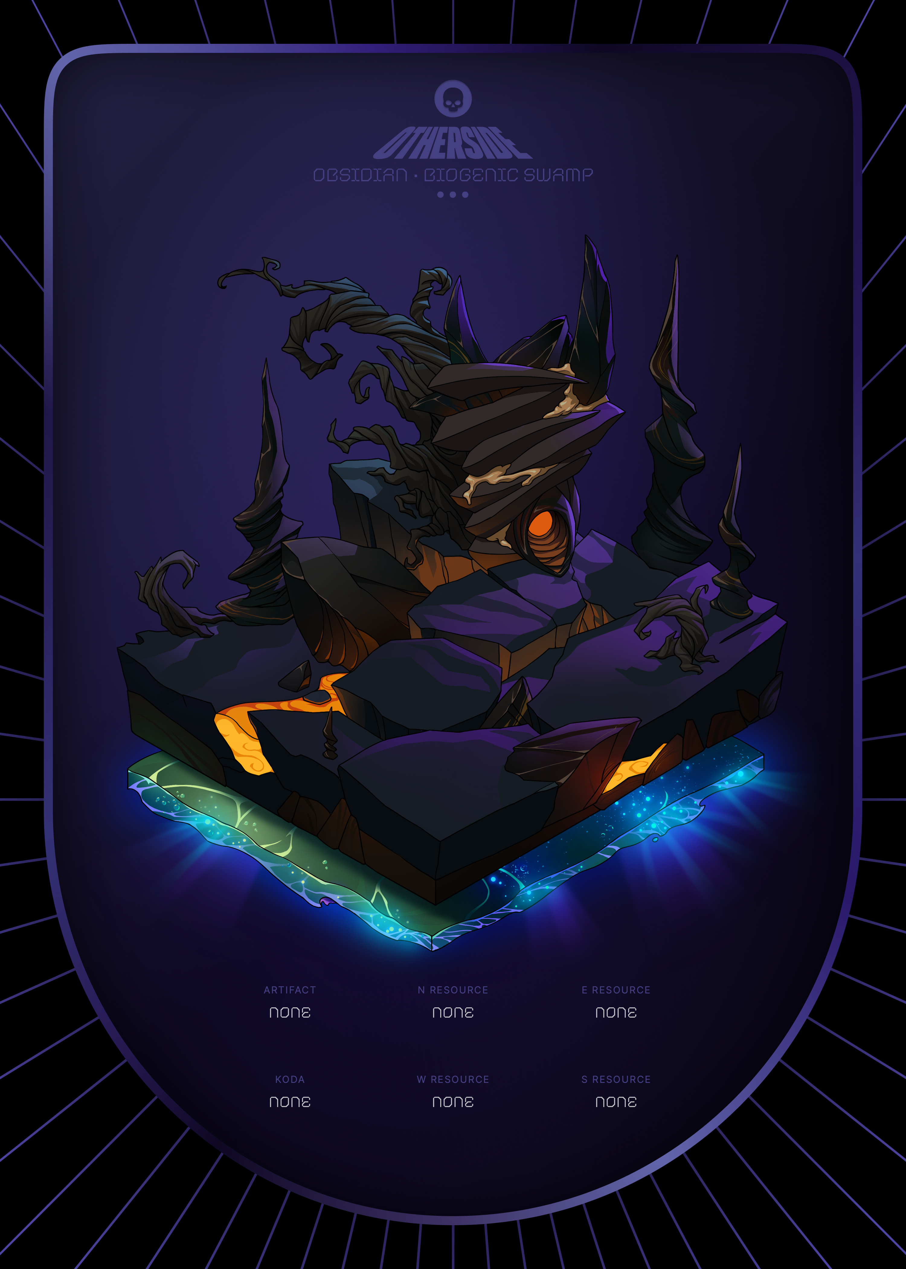 Otherdeed #4938 — Obsidian