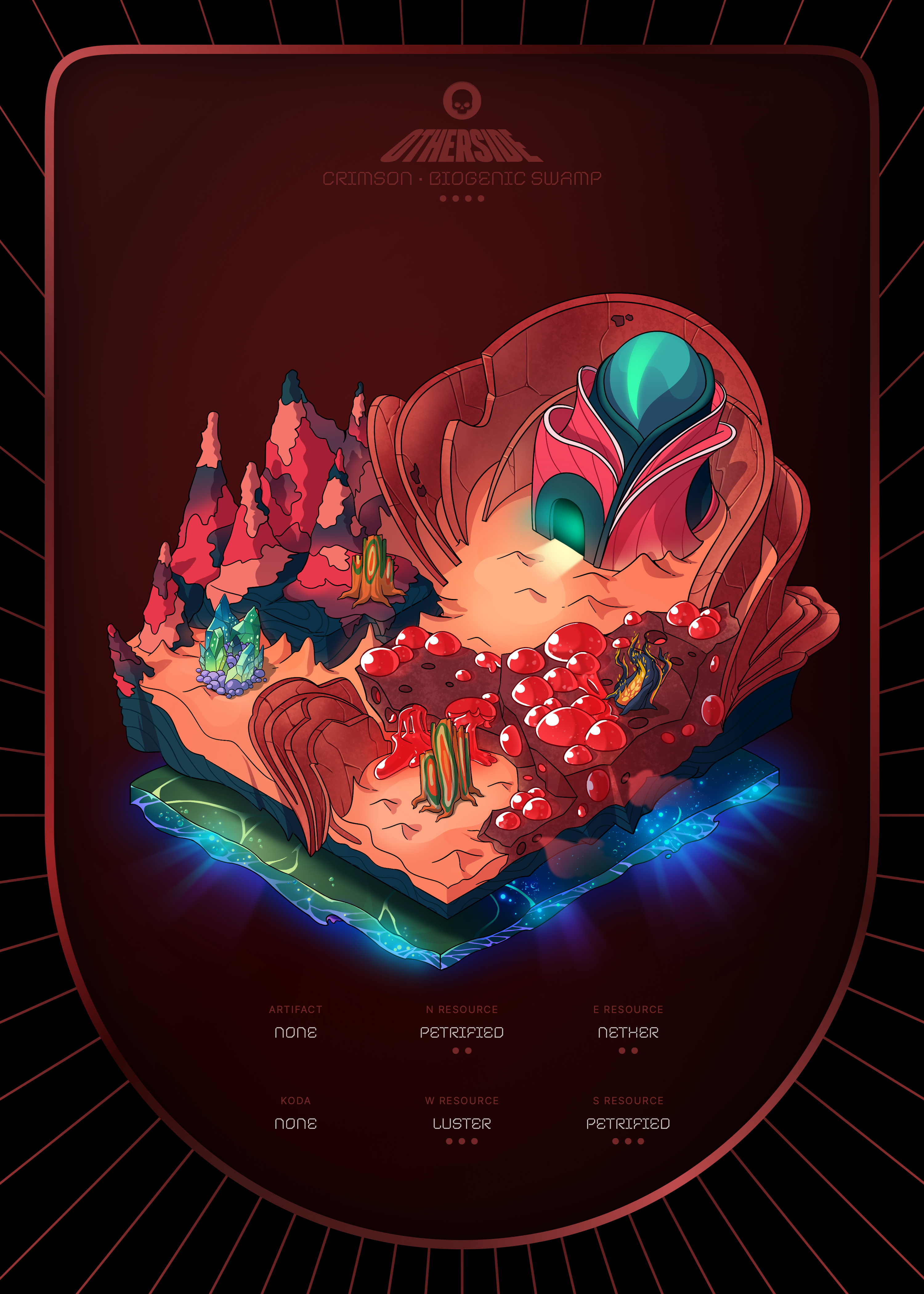 Otherdeed #2276 — Crimson