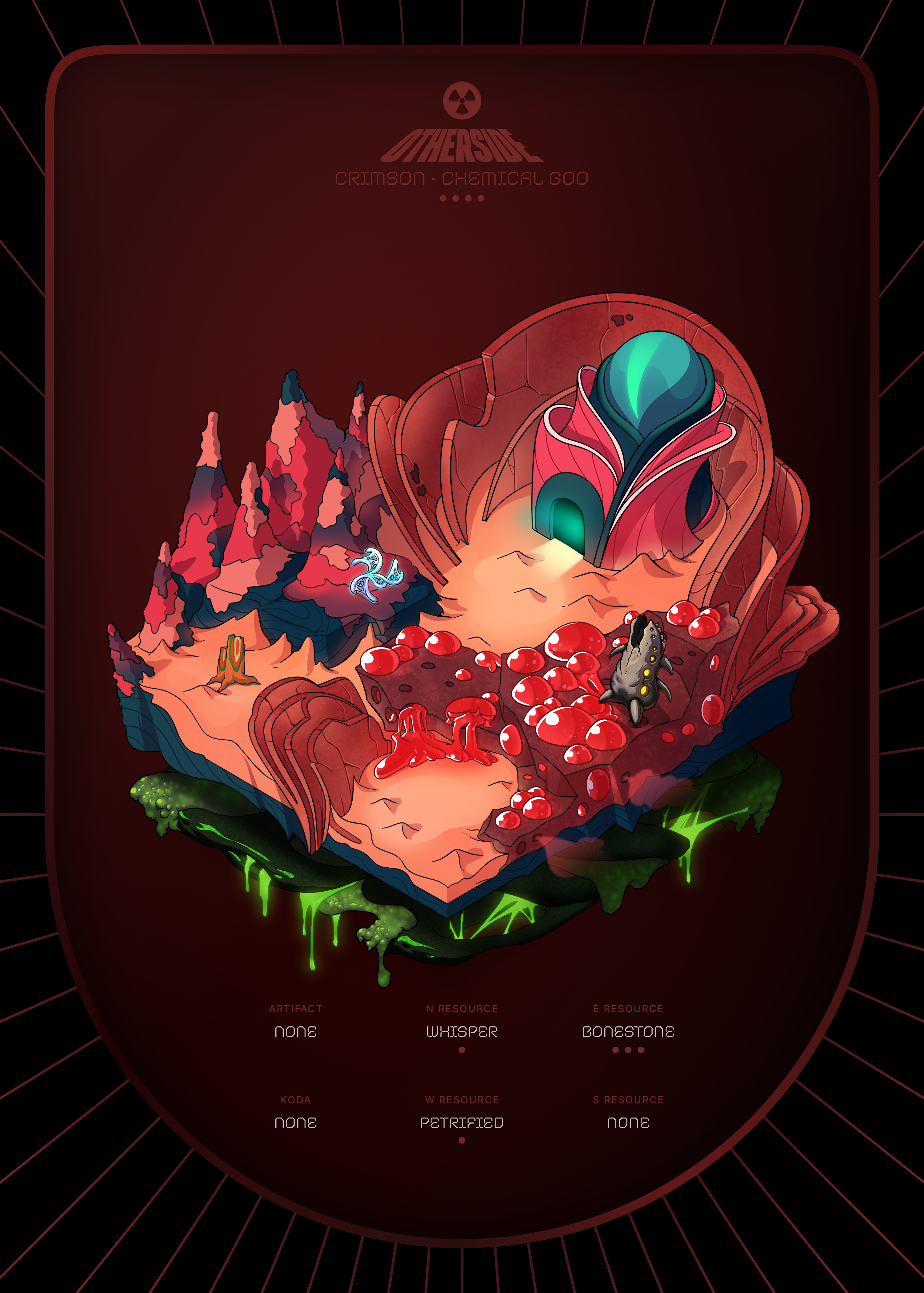 Otherdeed #16548 — Crimson