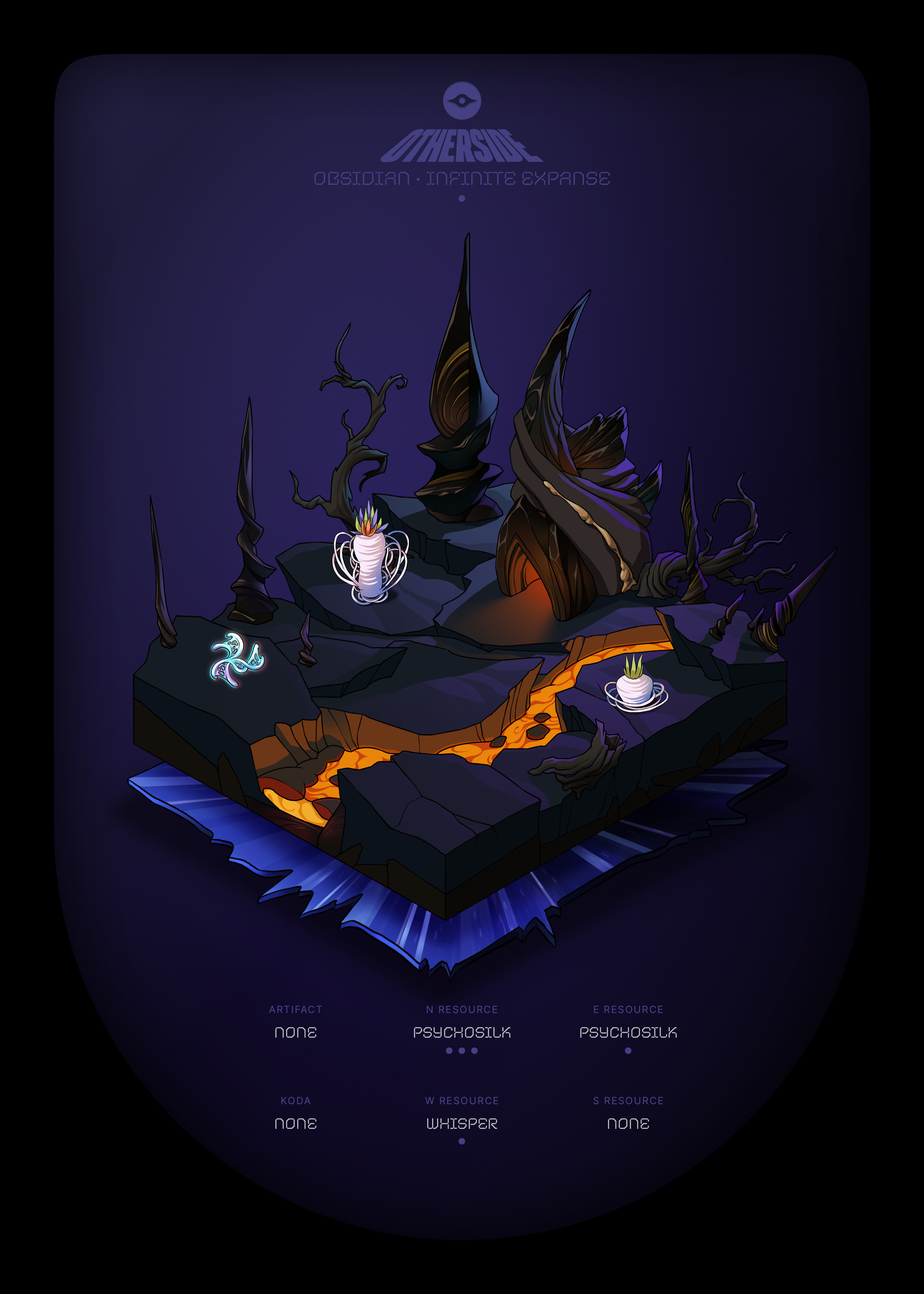 Otherdeed #62074 — Obsidian