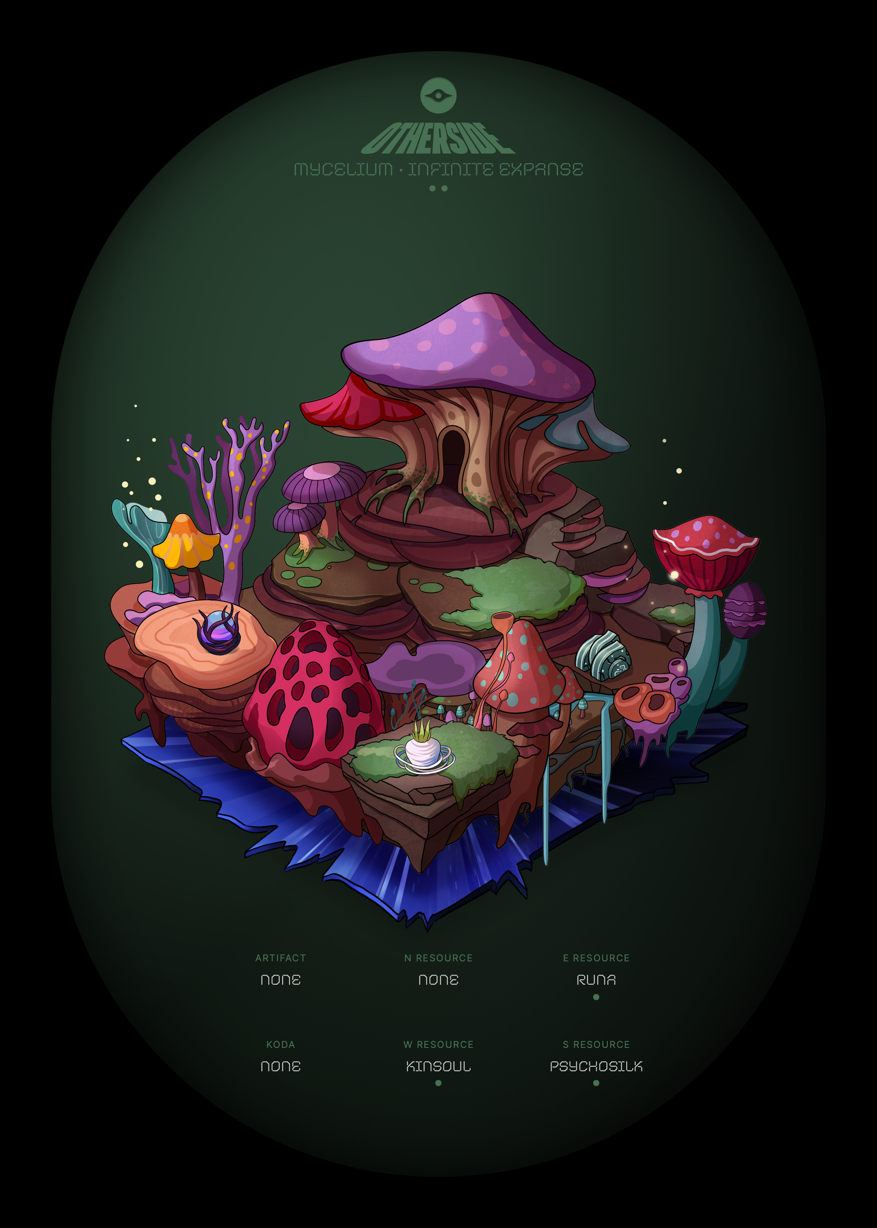Otherdeed #60450 — Mycelium