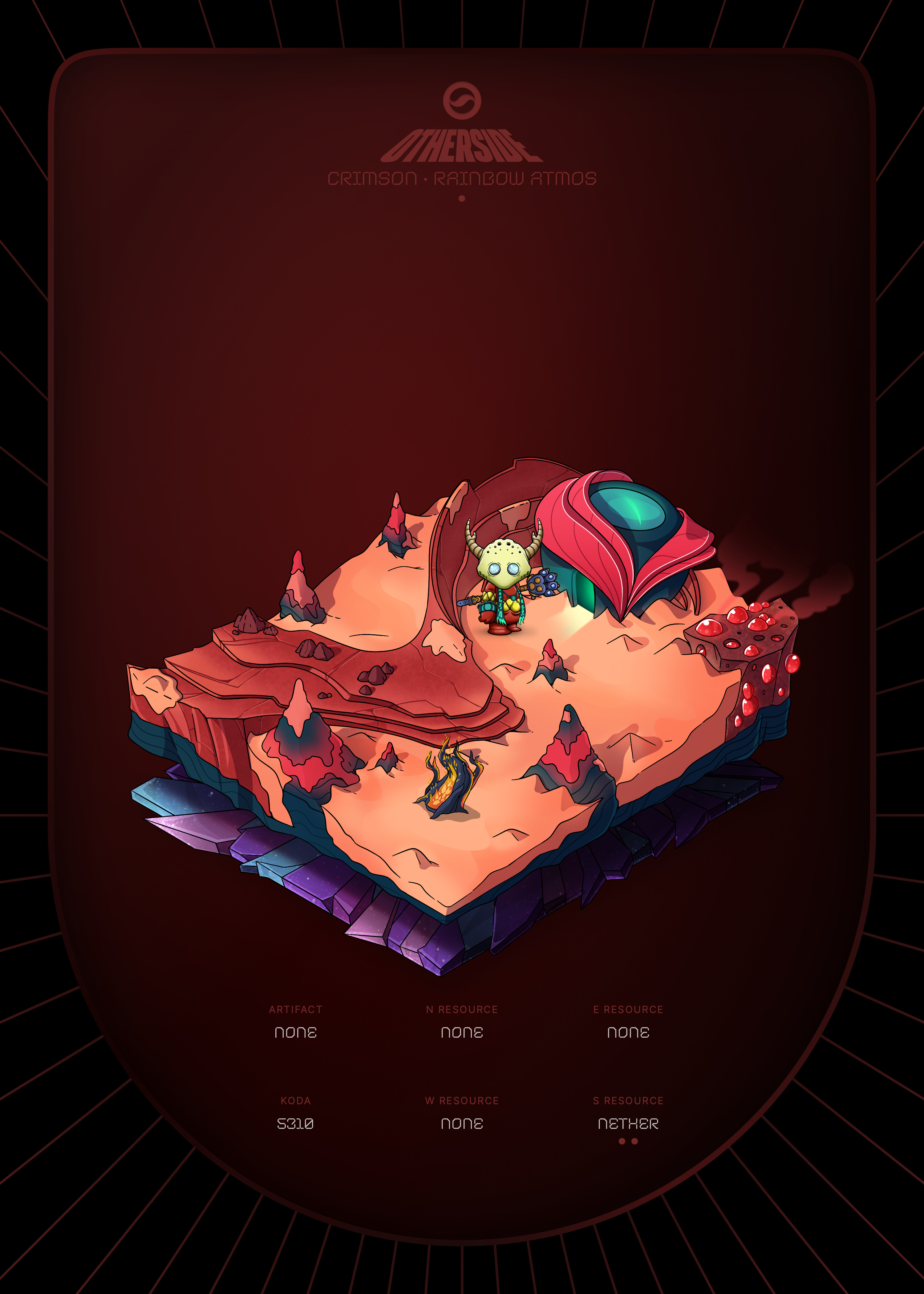 Otherdeed #75219 — Crimson