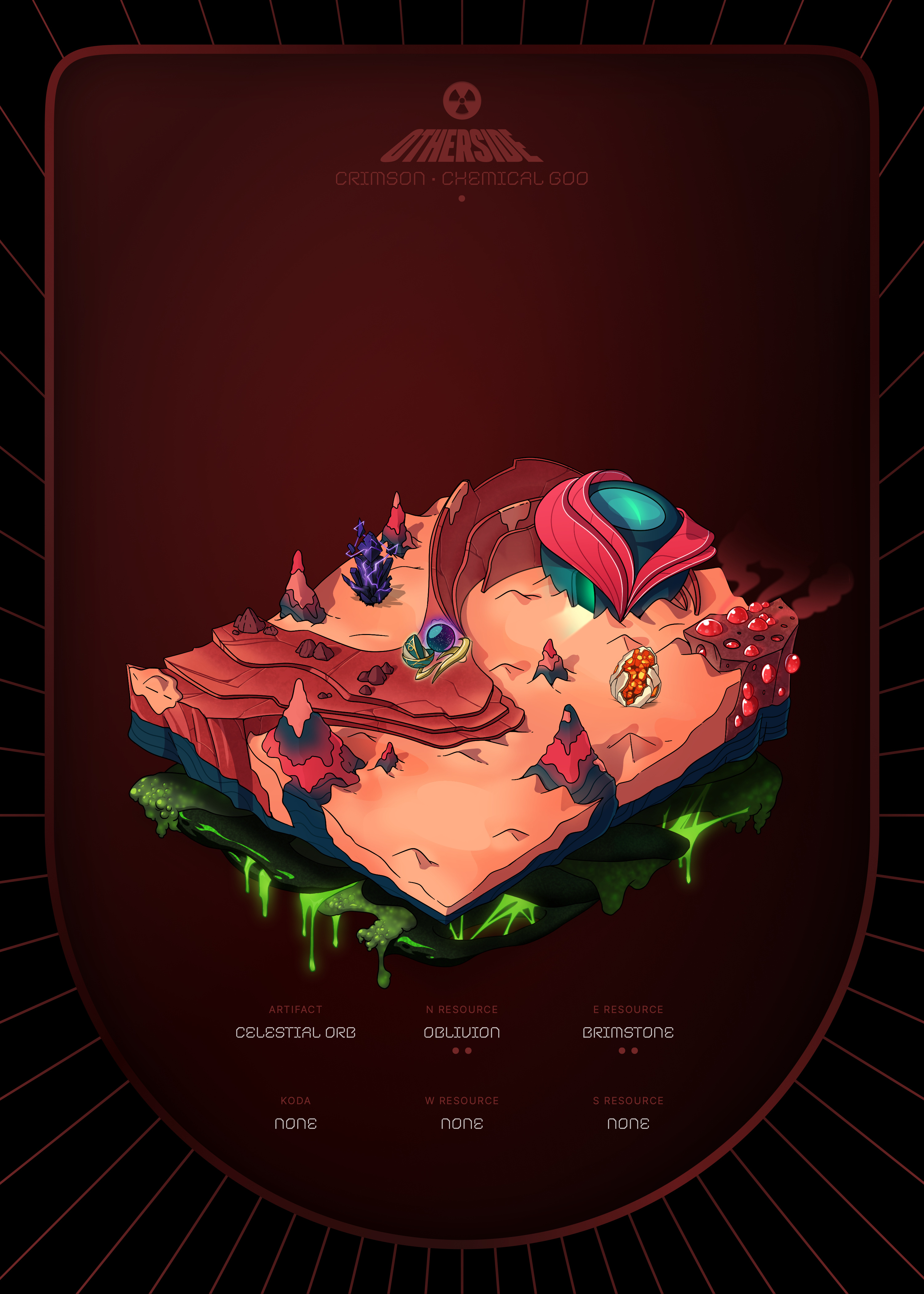 Otherdeed #17659 — Crimson