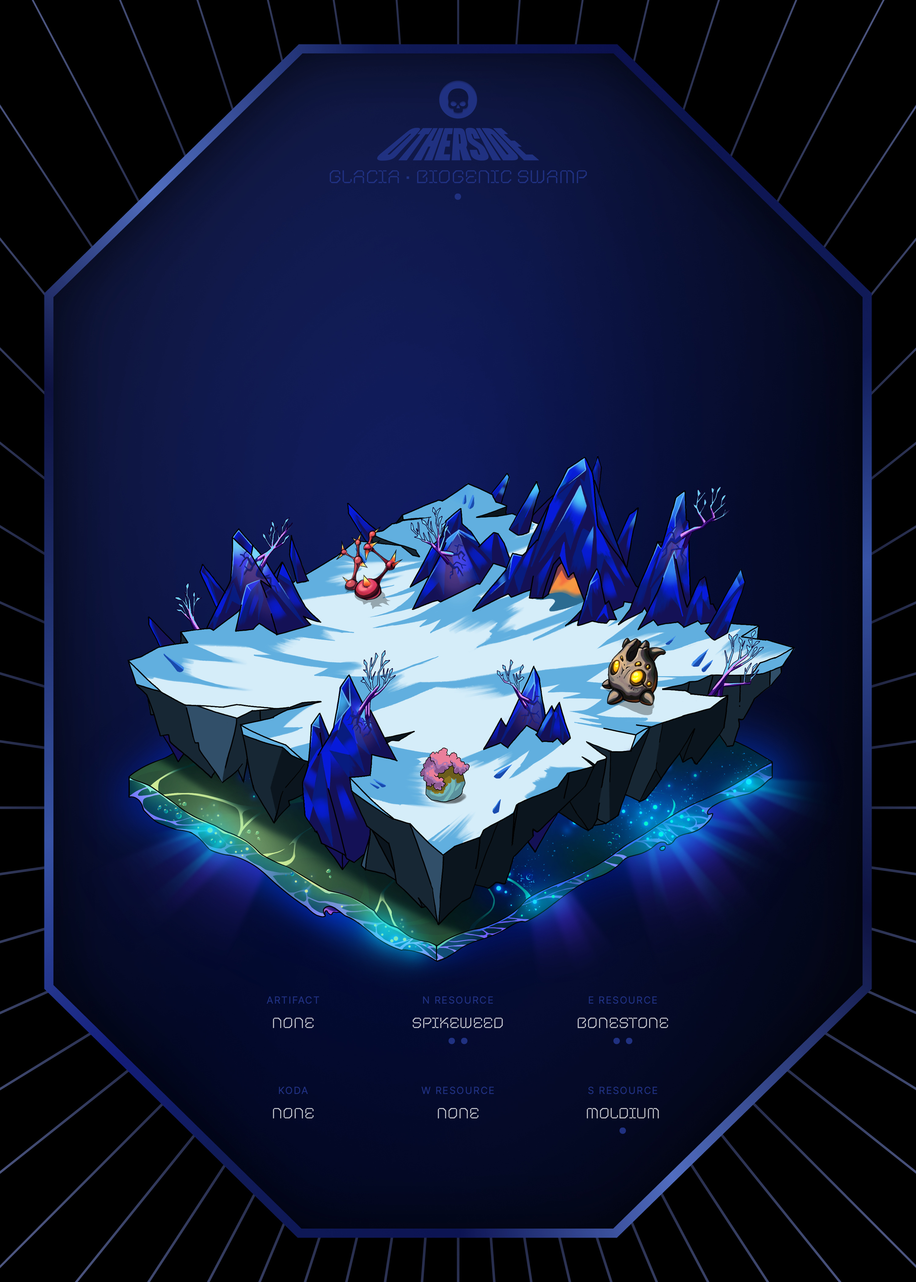 Otherdeed #3216 — Glacia
