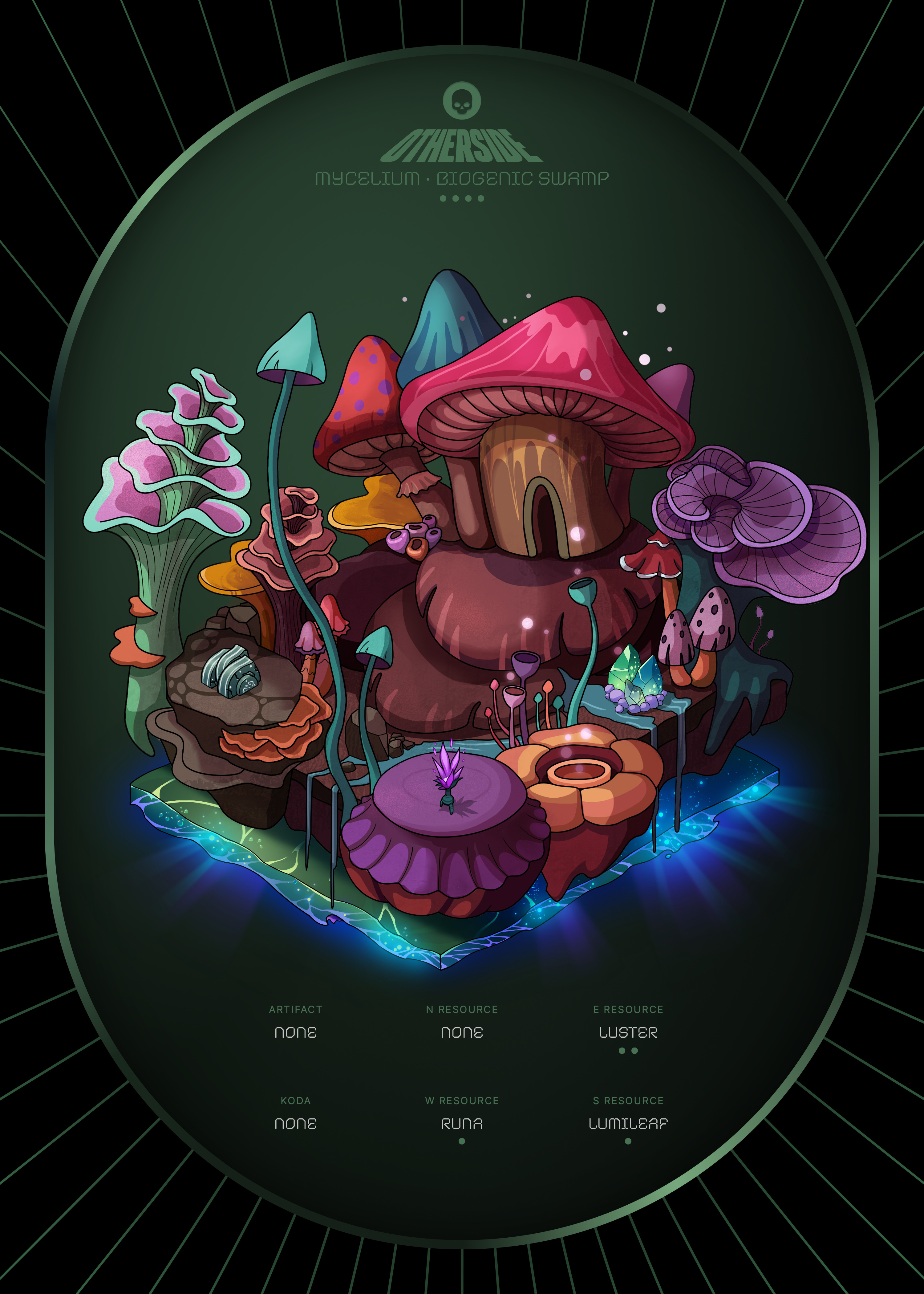 Otherdeed #2609 — Mycelium