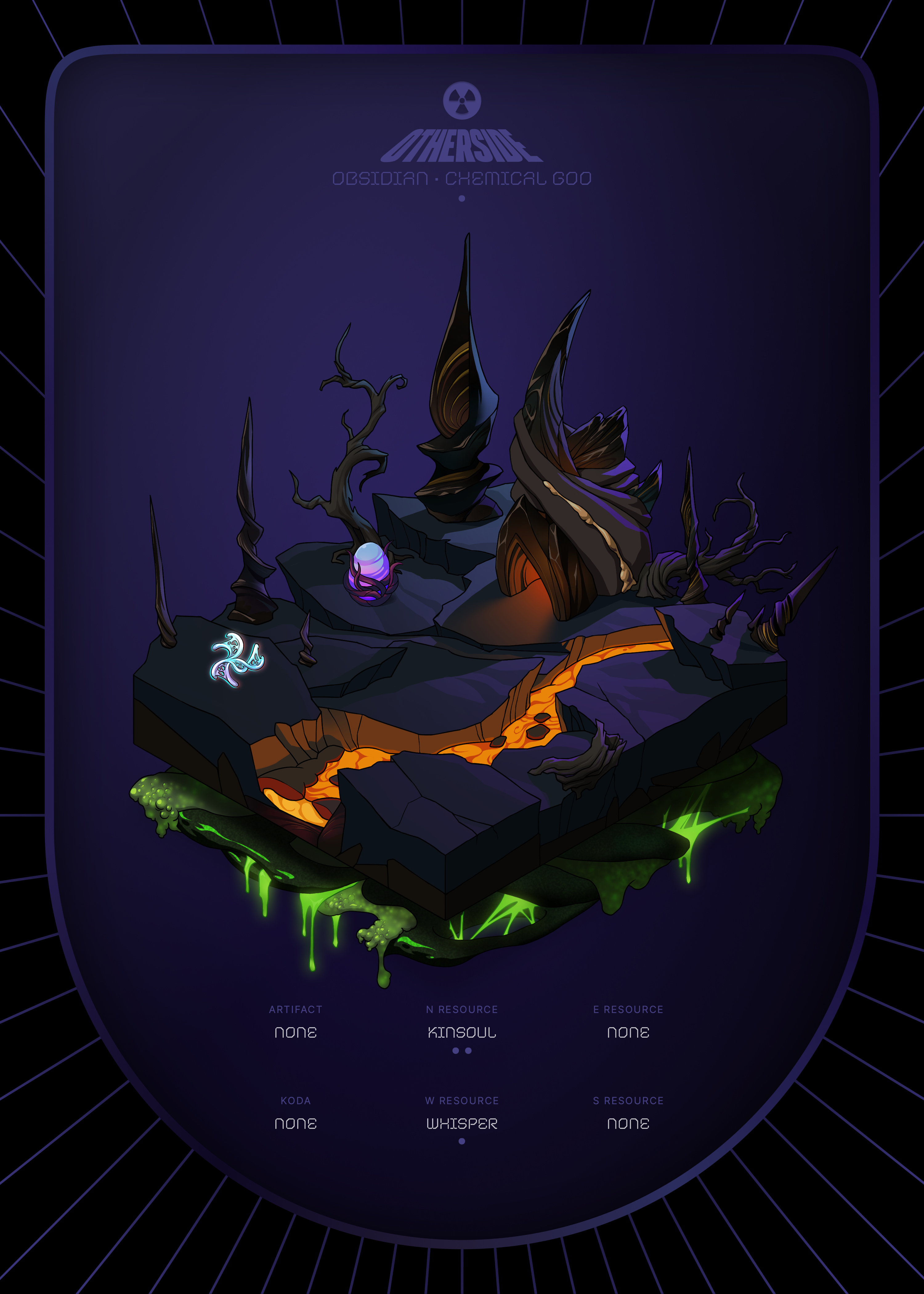 Otherdeed #10081 — Obsidian