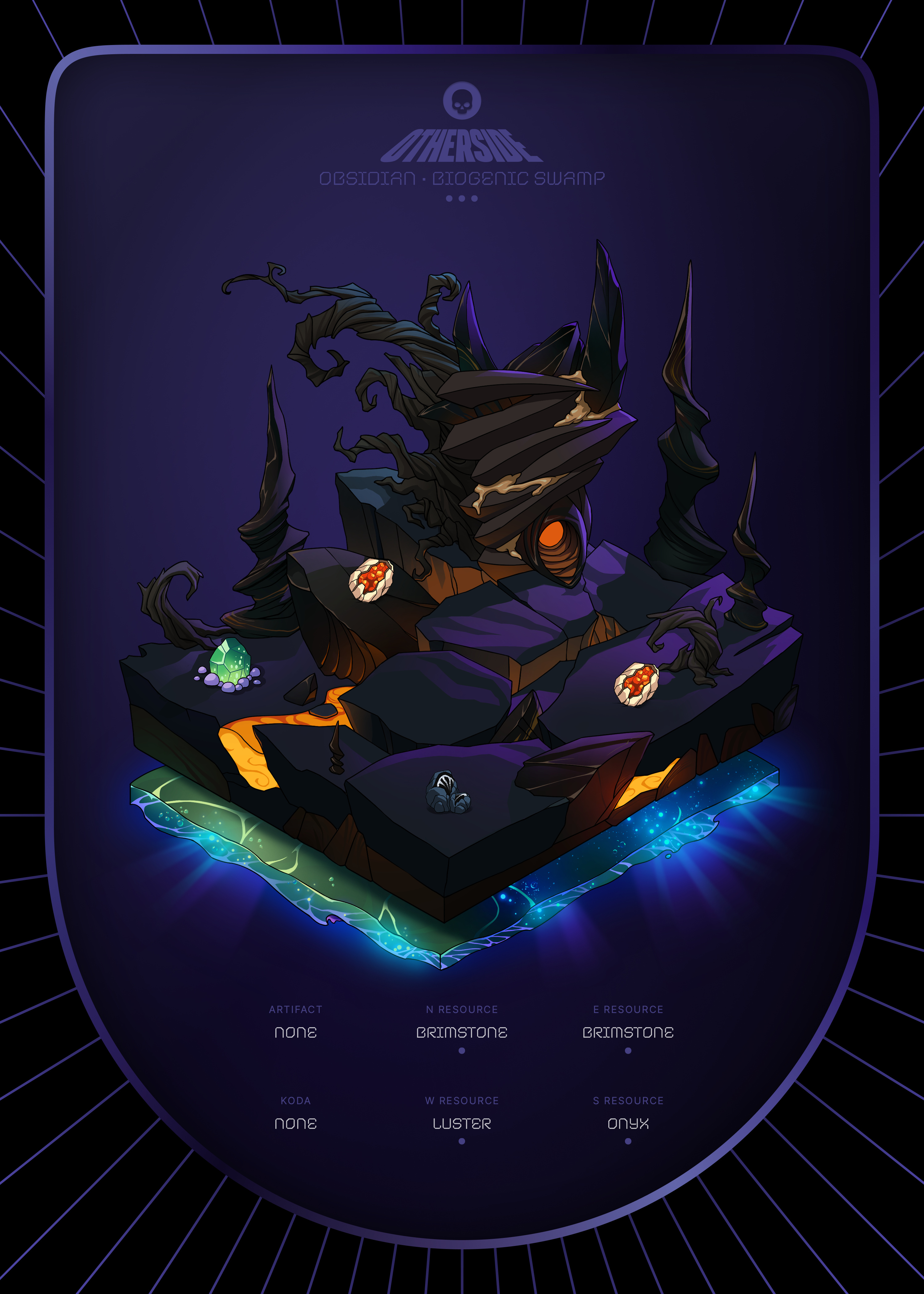 Otherdeed #7165 — Obsidian