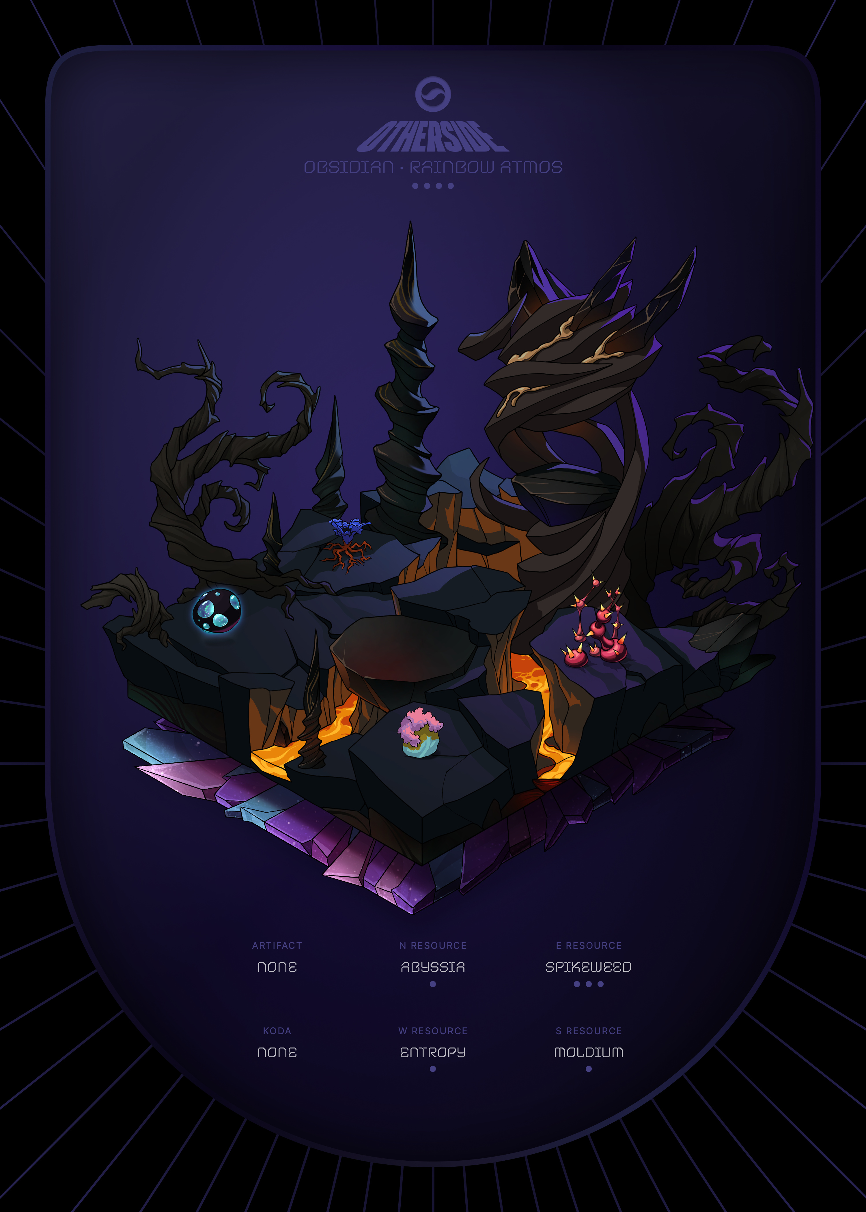 Otherdeed #73943 — Obsidian