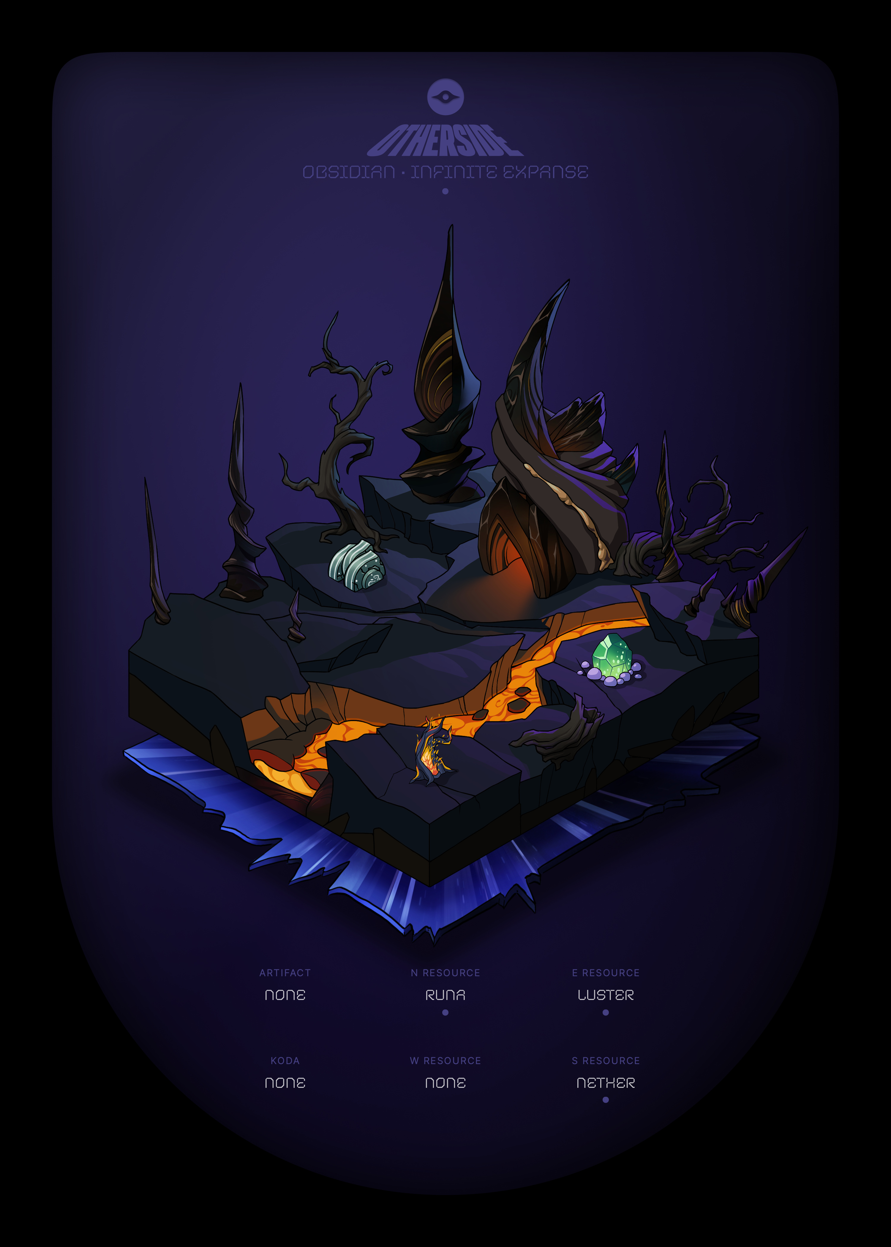 Otherdeed #40138 — Obsidian