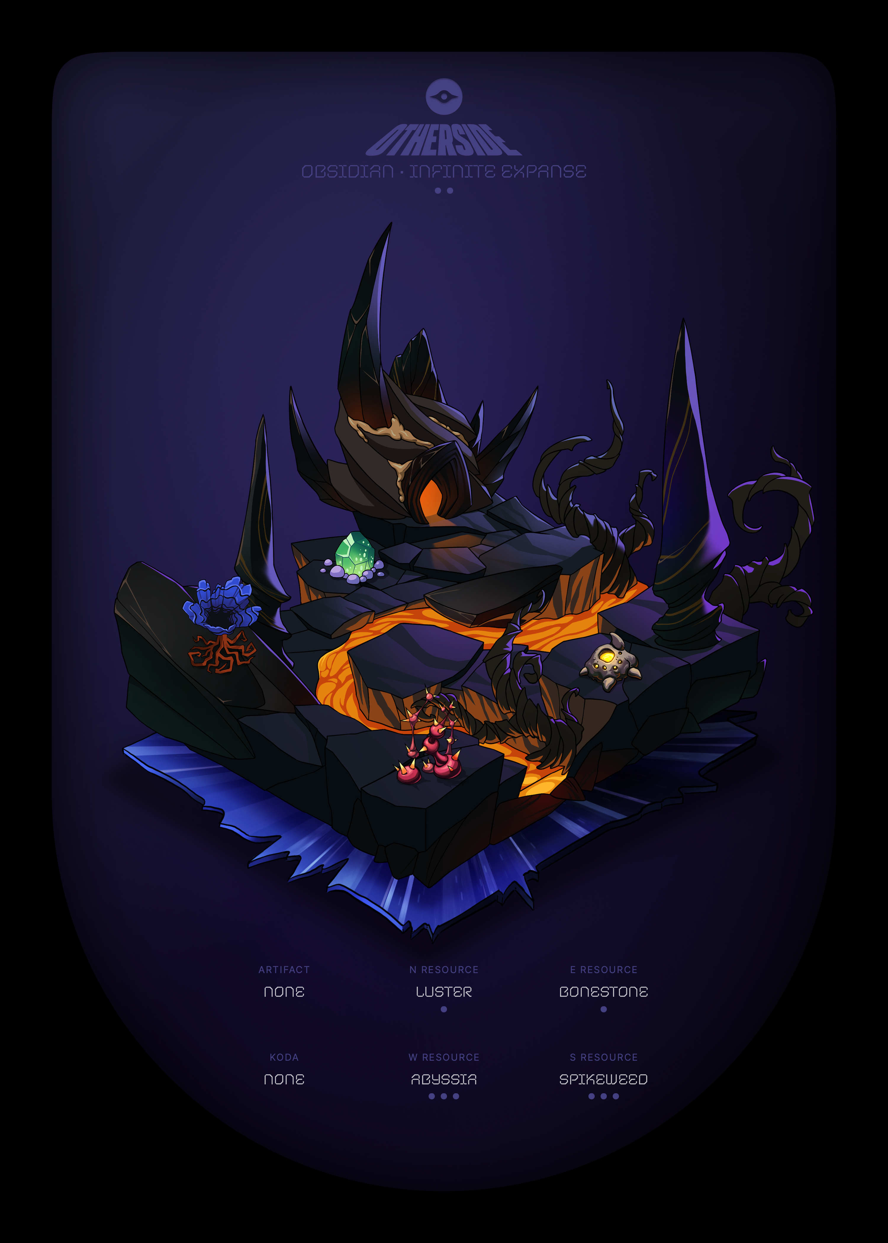 Otherdeed #44132 — Obsidian