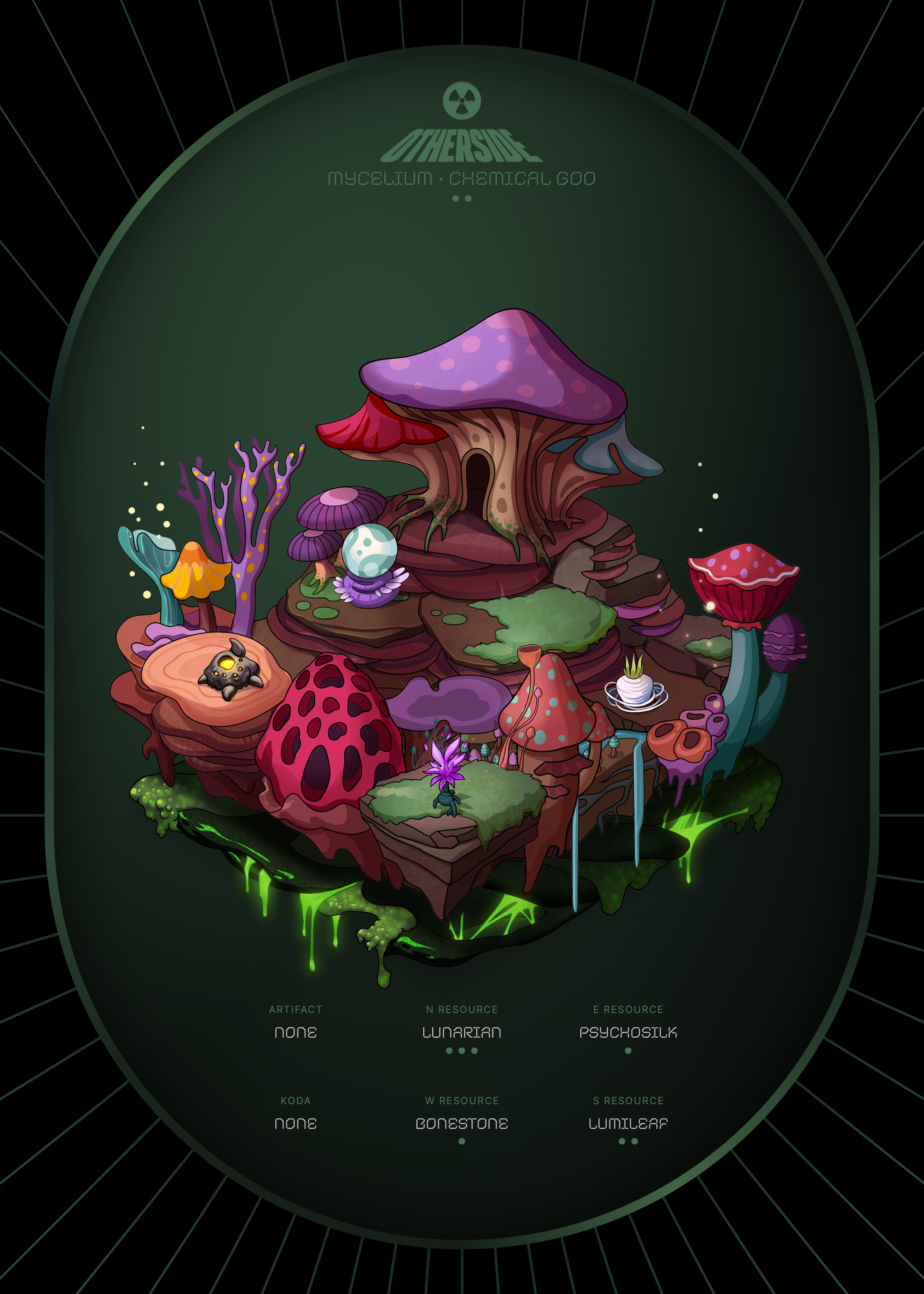 Otherdeed #12986 — Mycelium