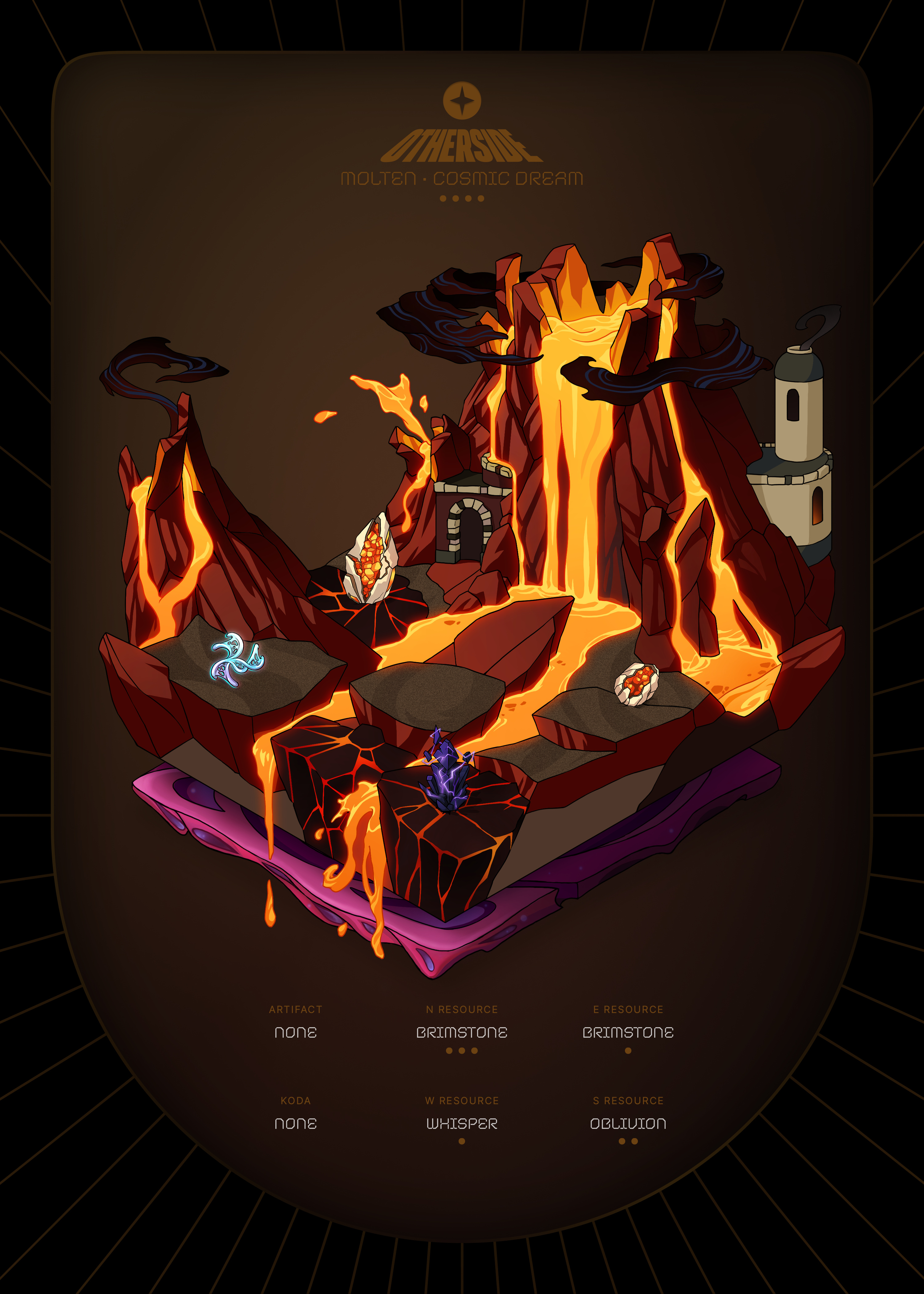 Otherdeed #30870 — Molten