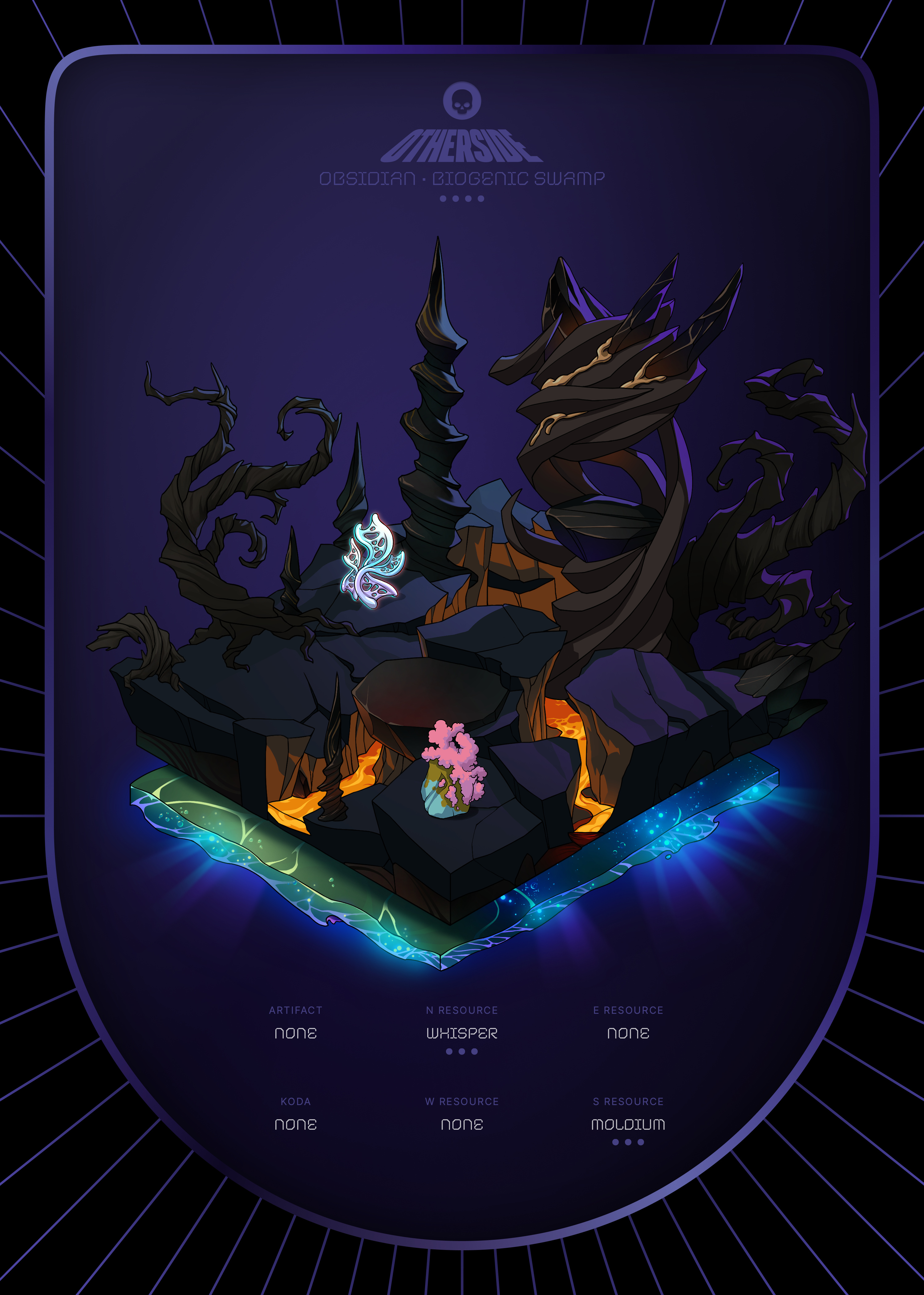 Otherdeed #2515 — Obsidian