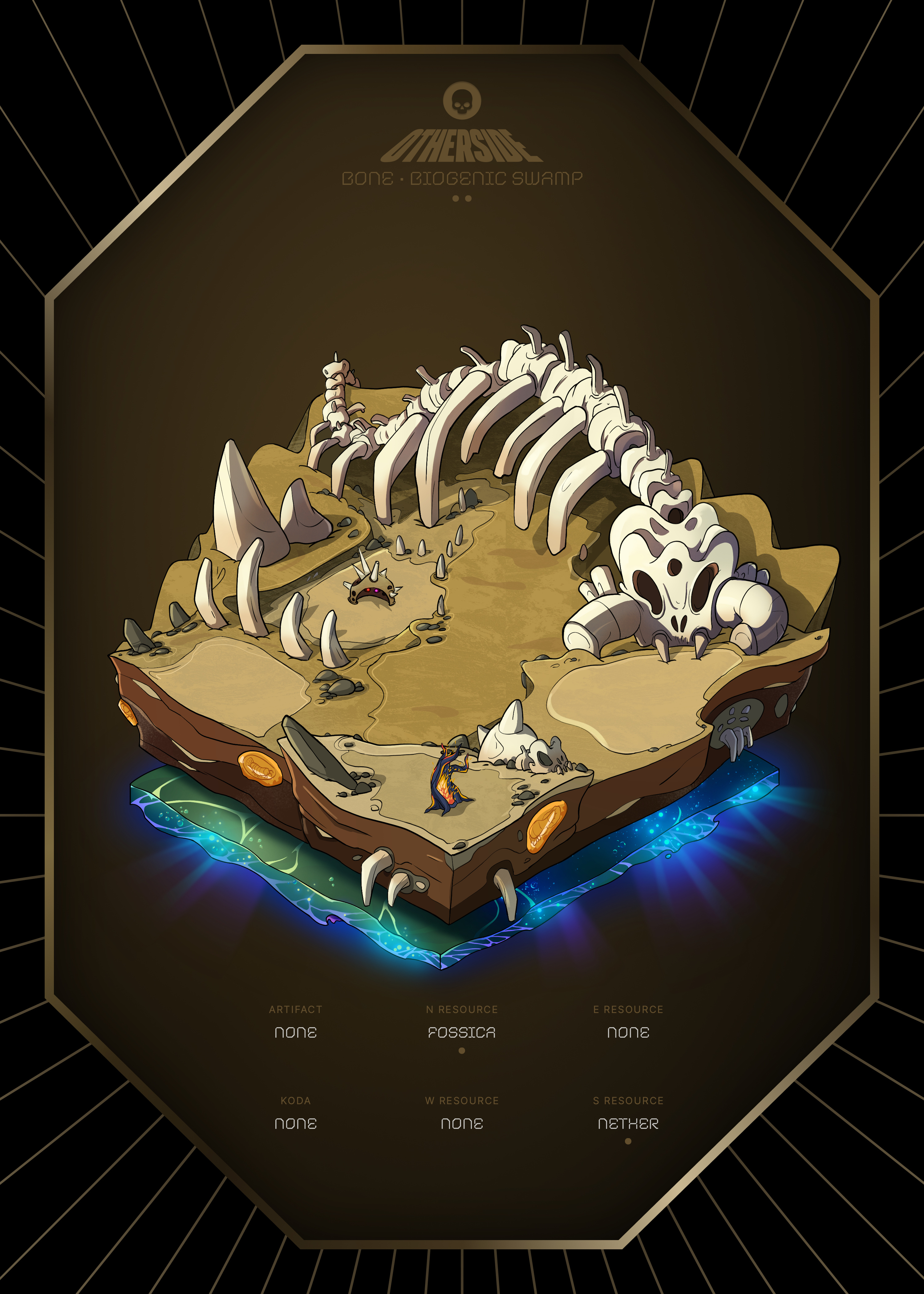 Otherdeed #9074 — Bone