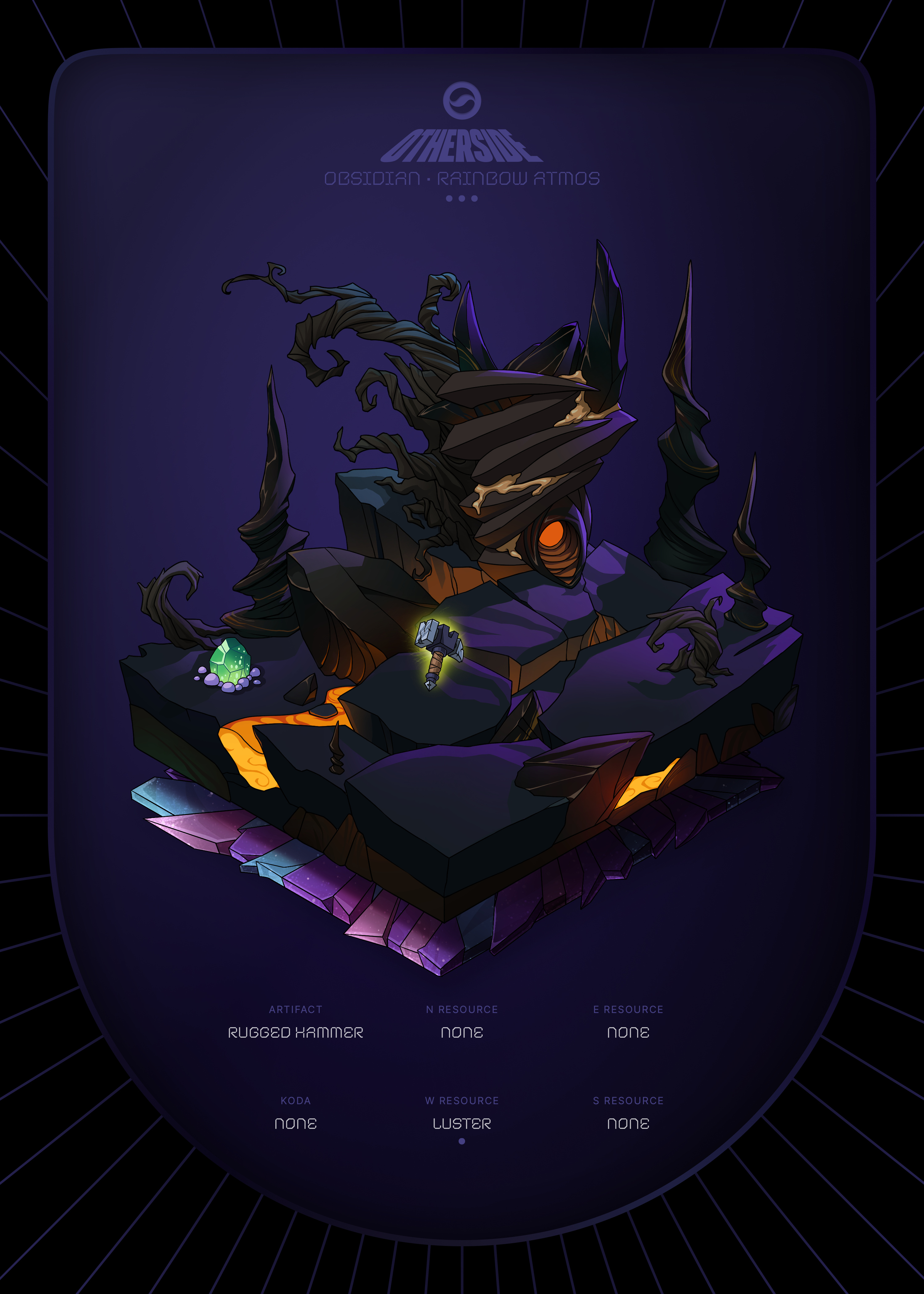 Otherdeed #65198 — Obsidian
