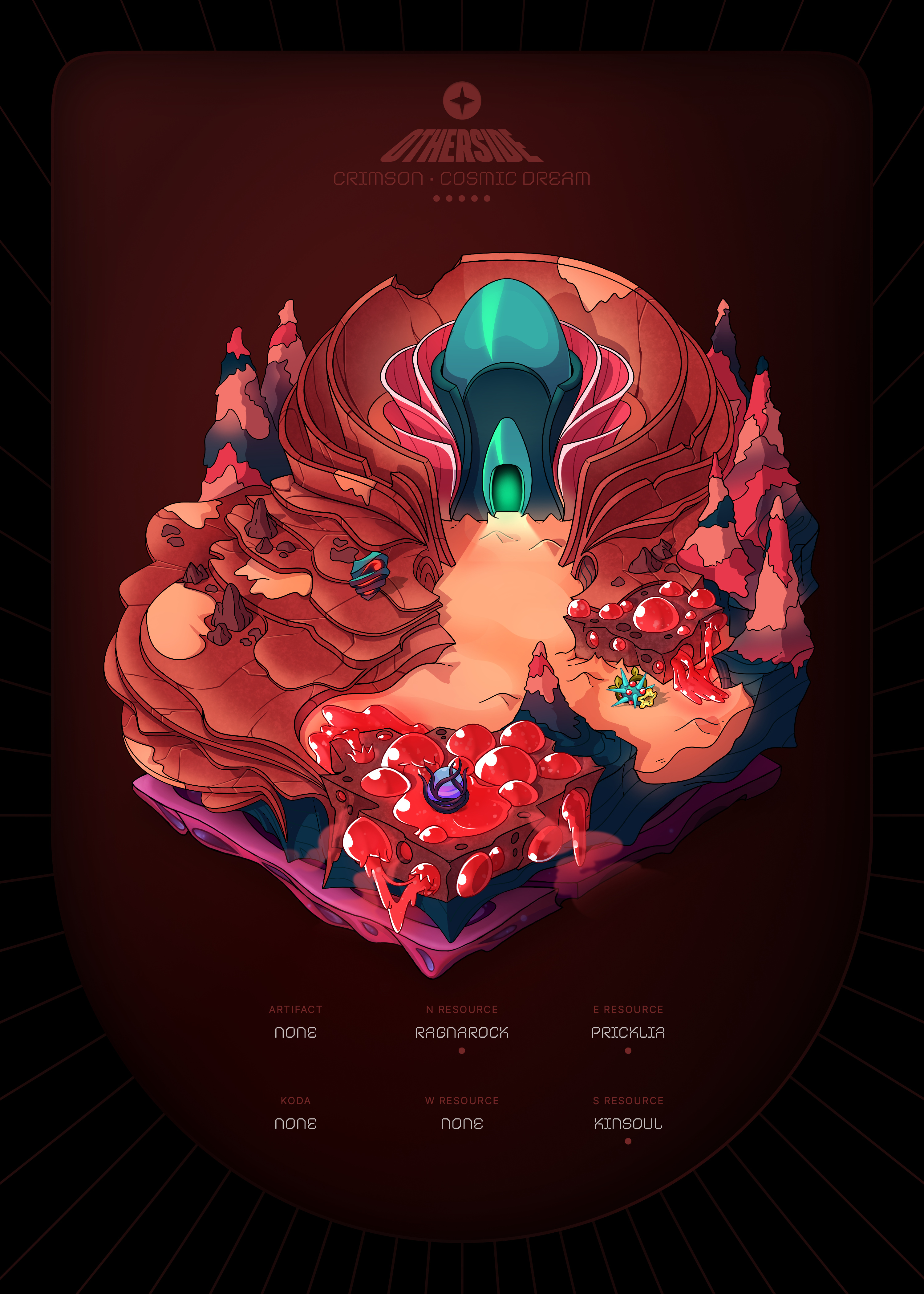 Otherdeed #99750 — Crimson