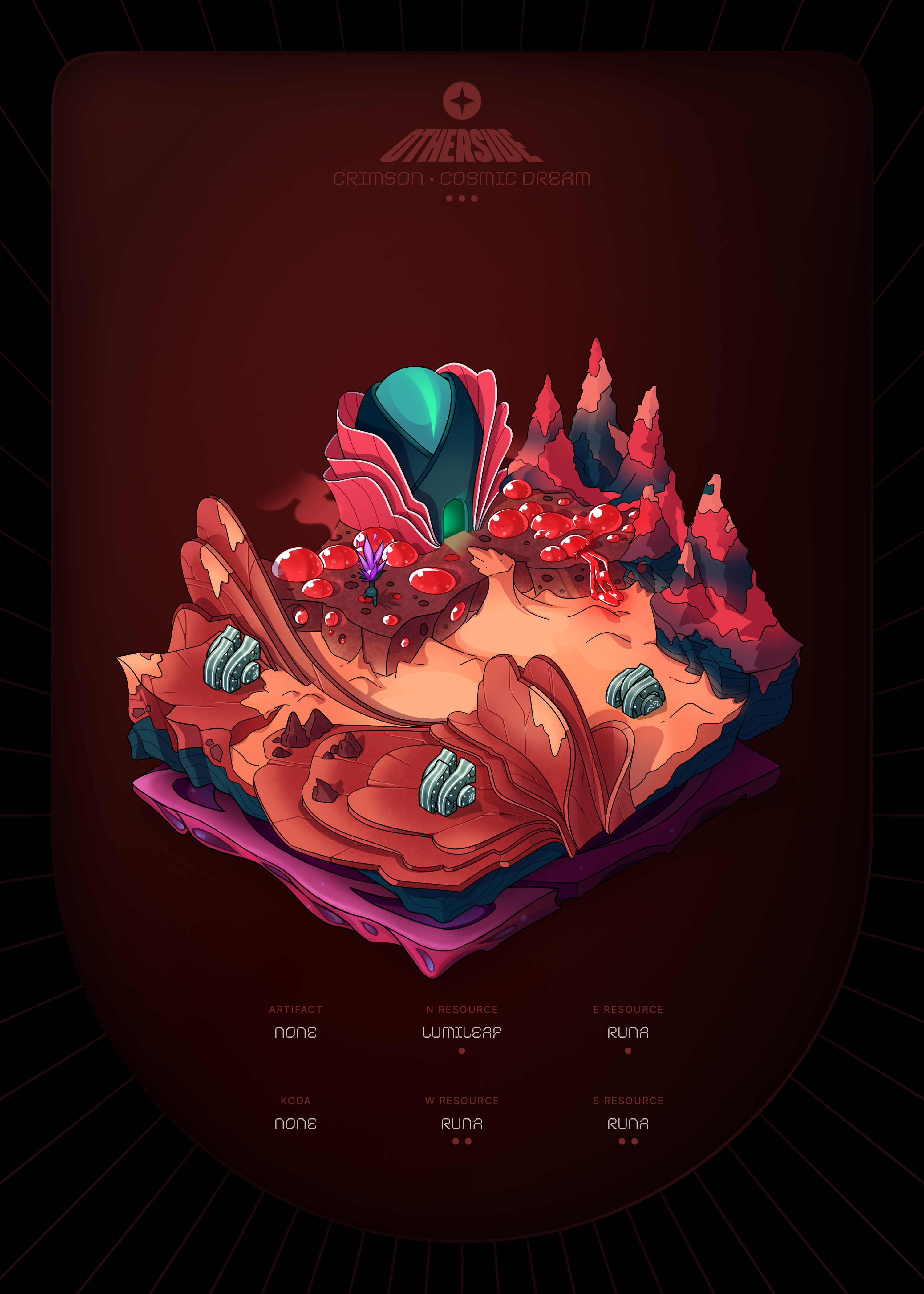 Otherdeed #31115 — Crimson