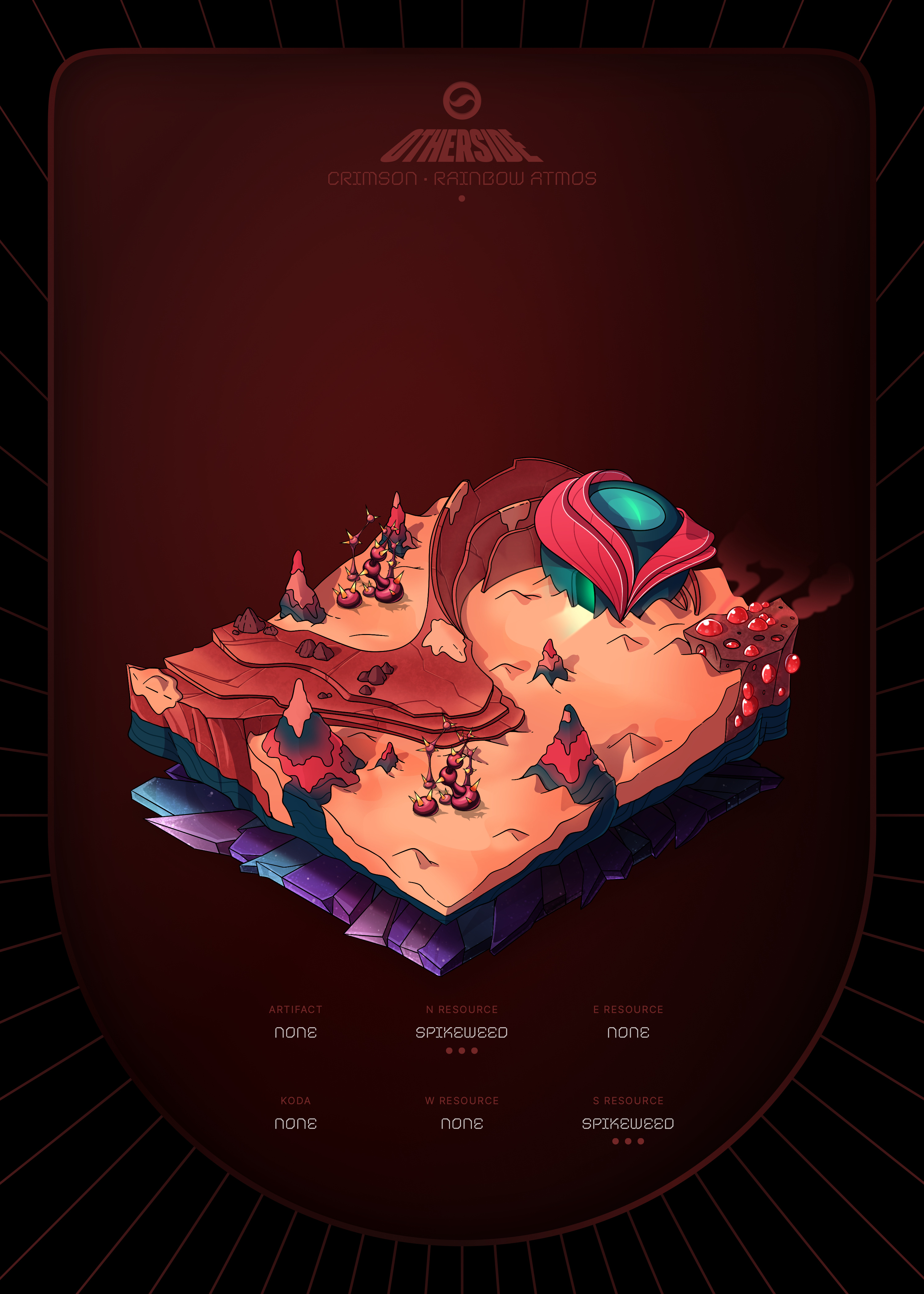 Otherdeed #76362 — Crimson