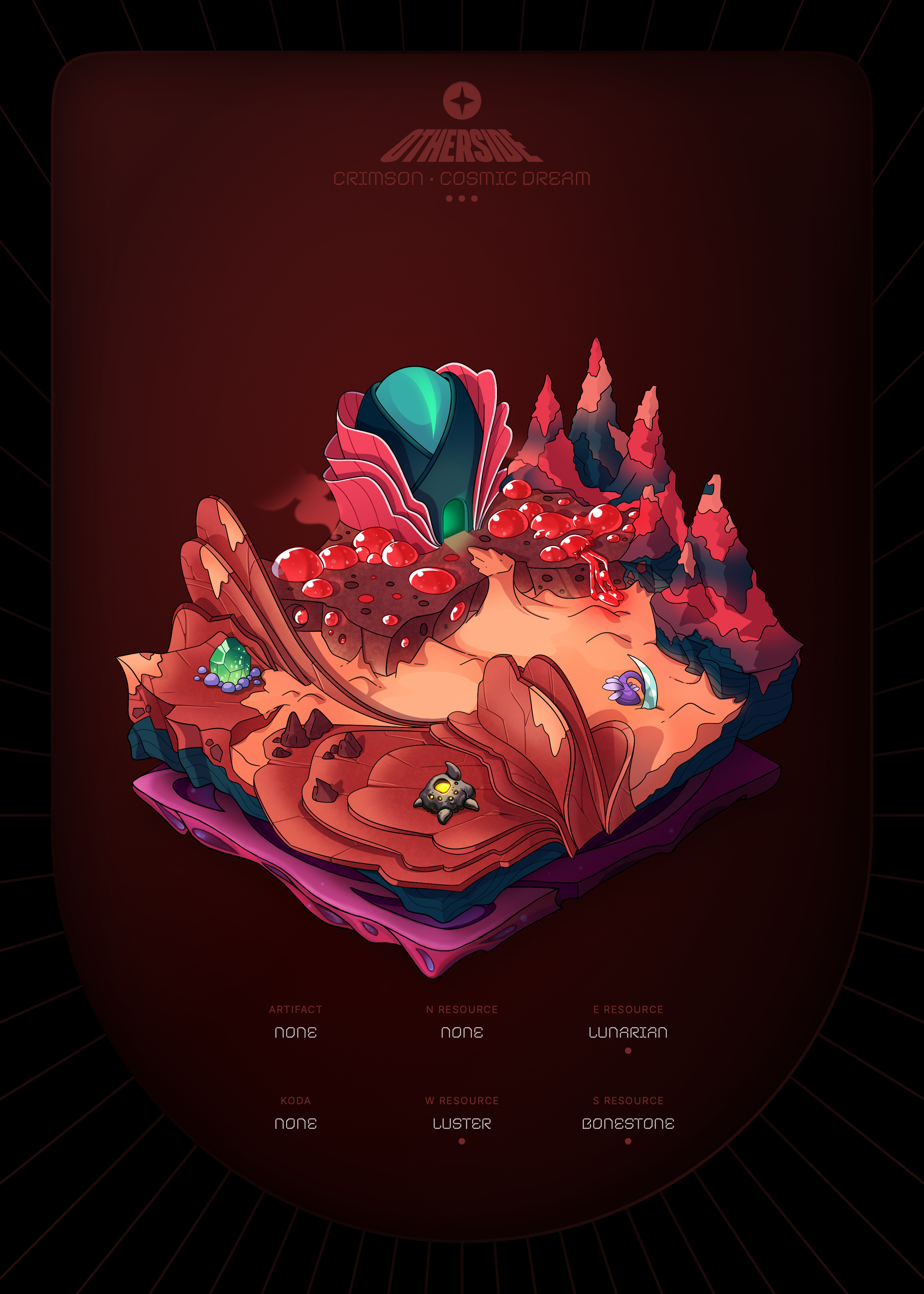 Otherdeed #38425 — Crimson