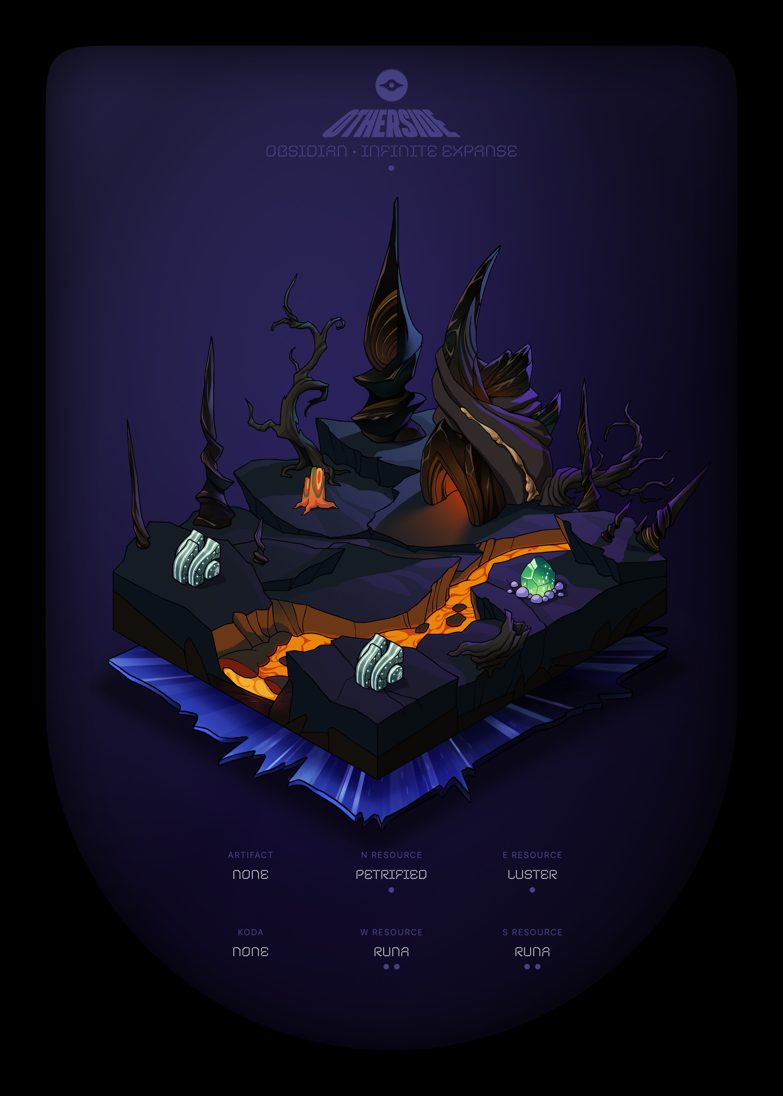 Otherdeed #42778 — Obsidian