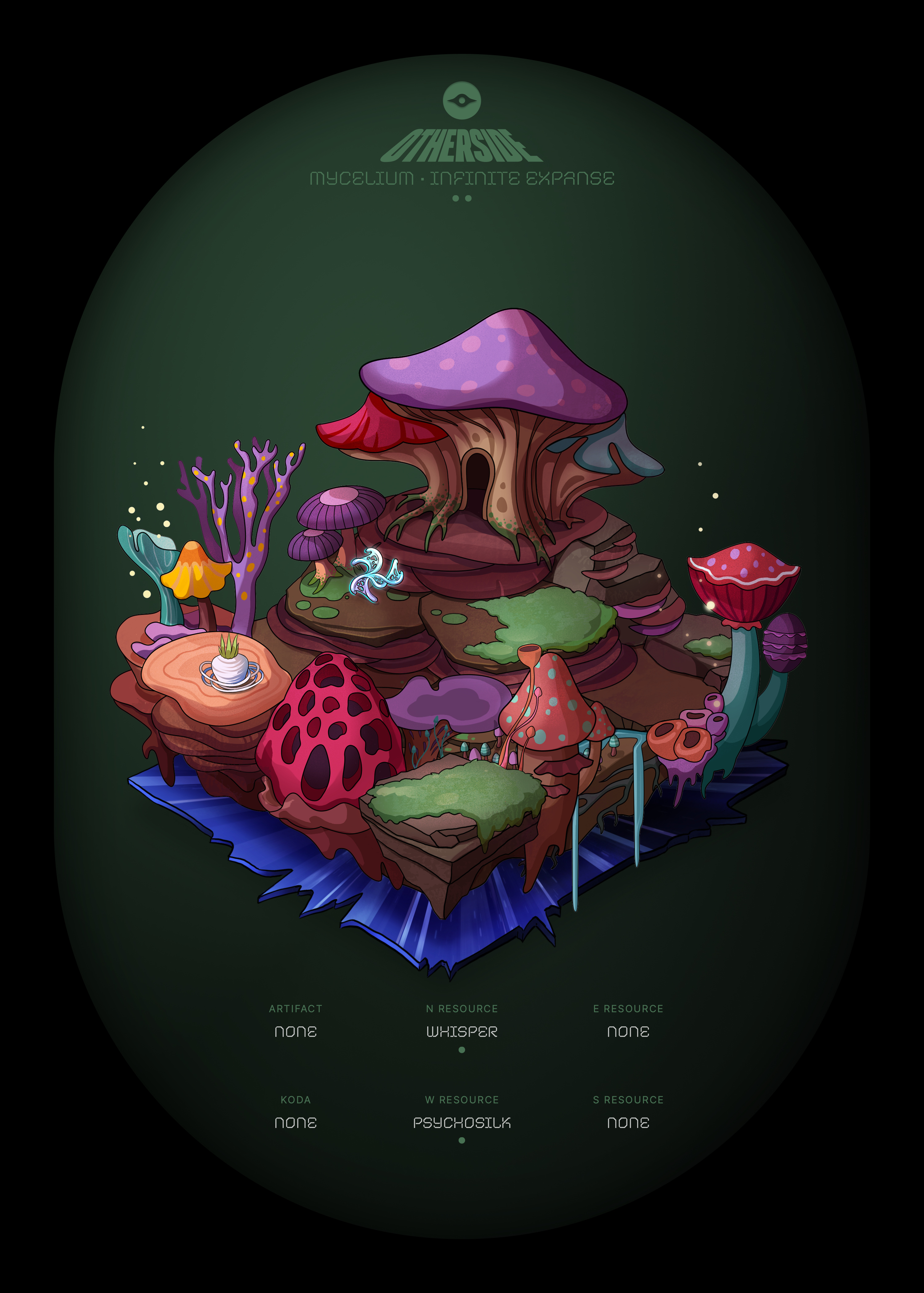 Otherdeed #48017 — Mycelium