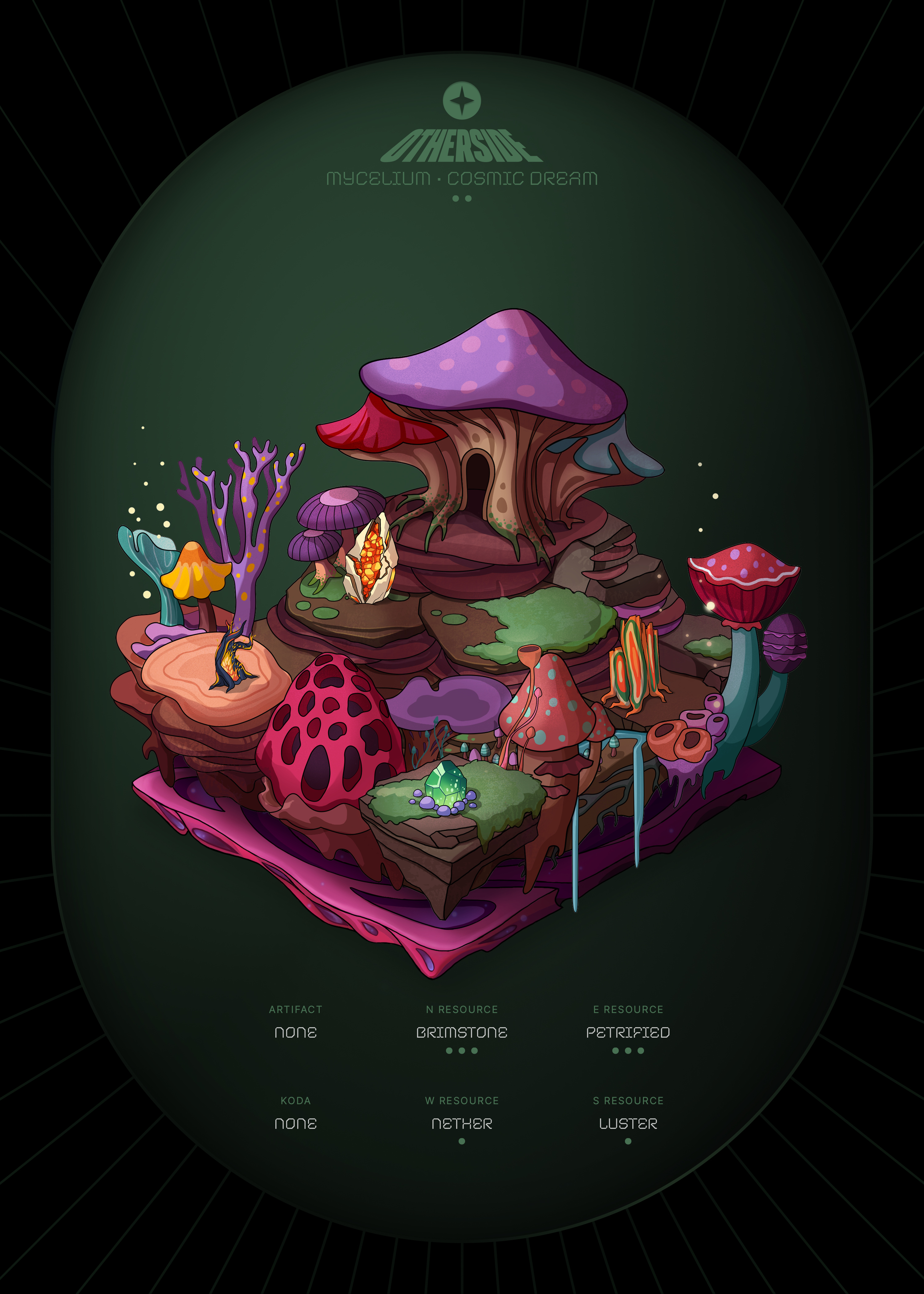Otherdeed #39017 — Mycelium