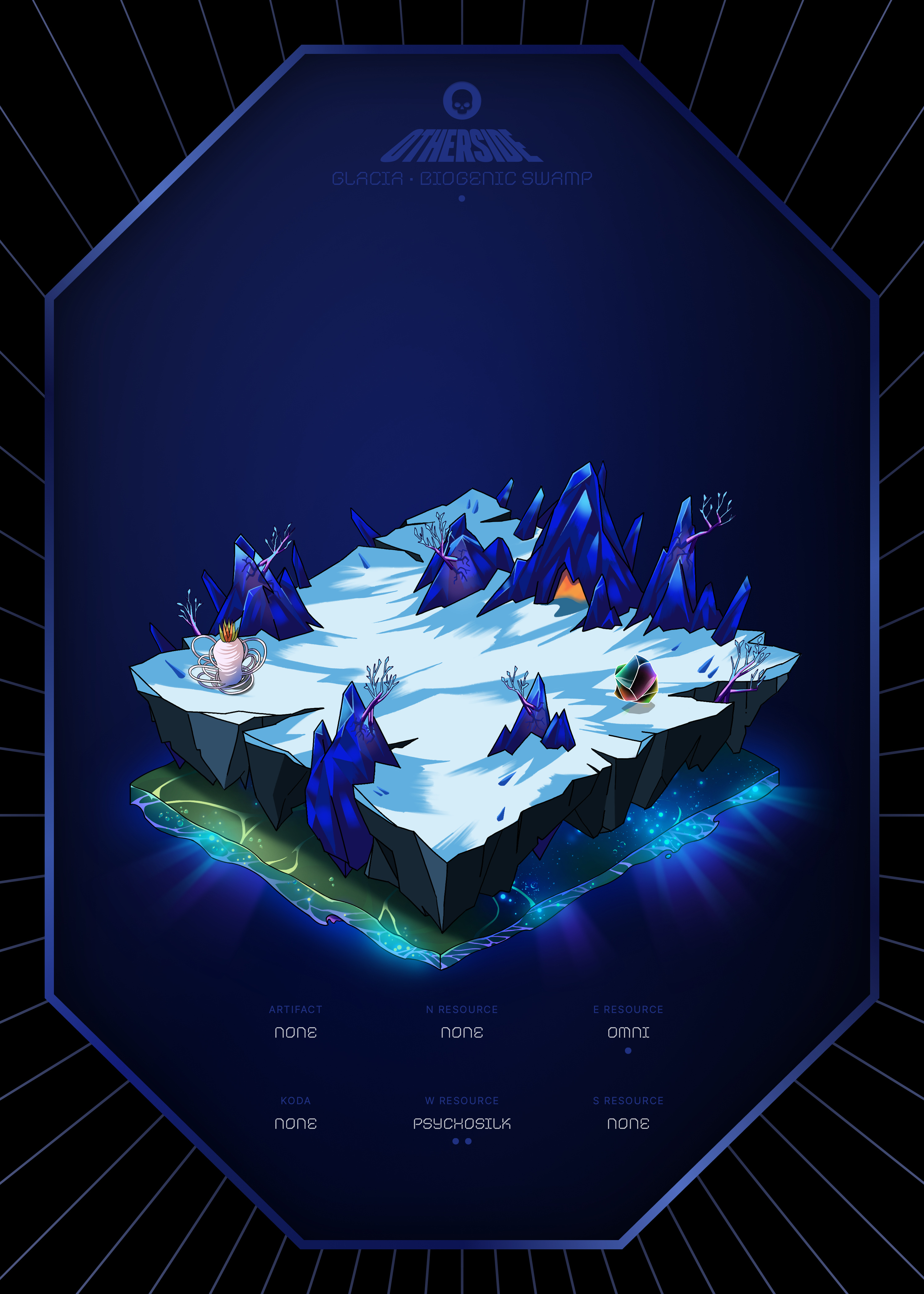 Otherdeed #6038 — Glacia
