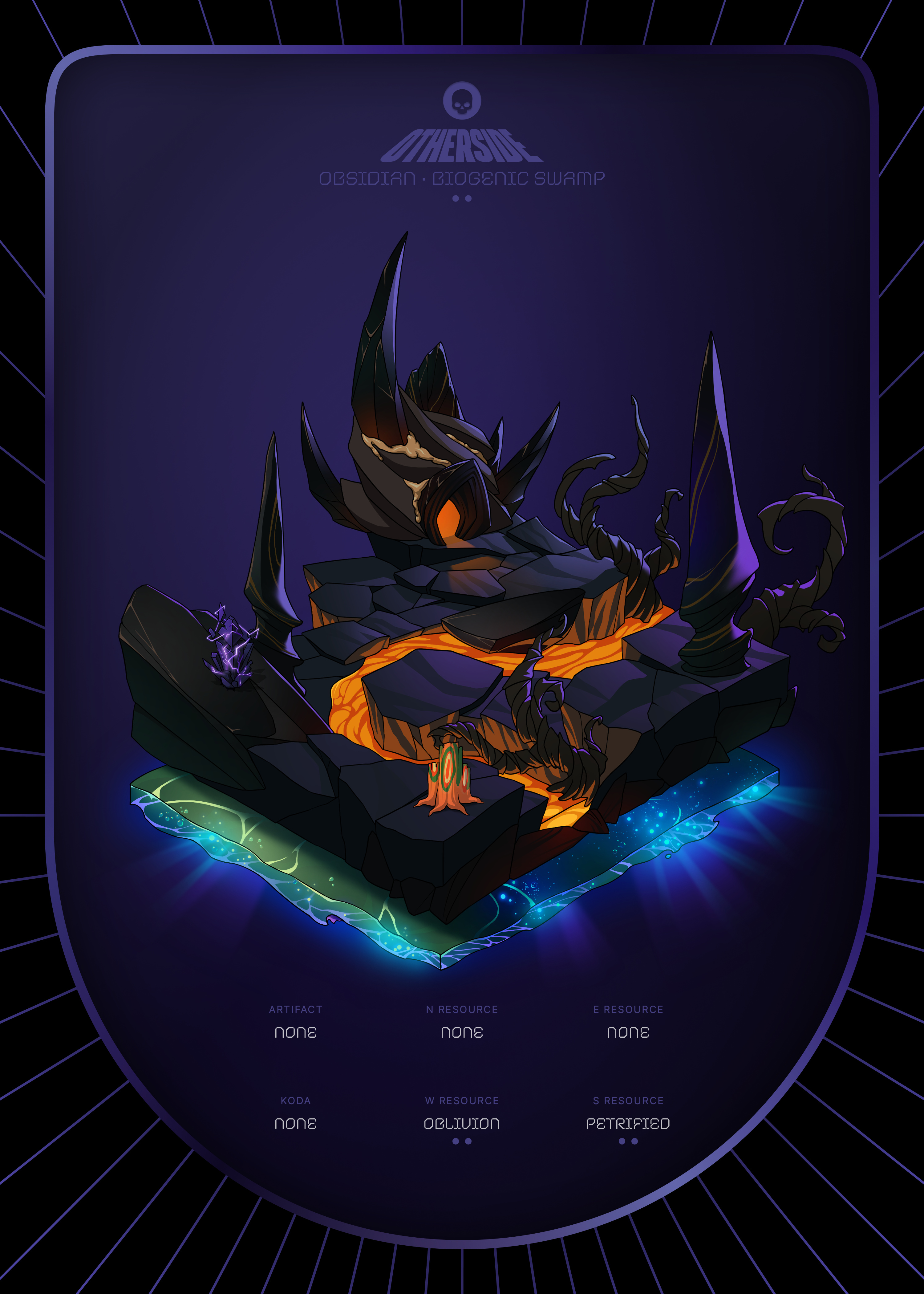Otherdeed #5456 — Obsidian
