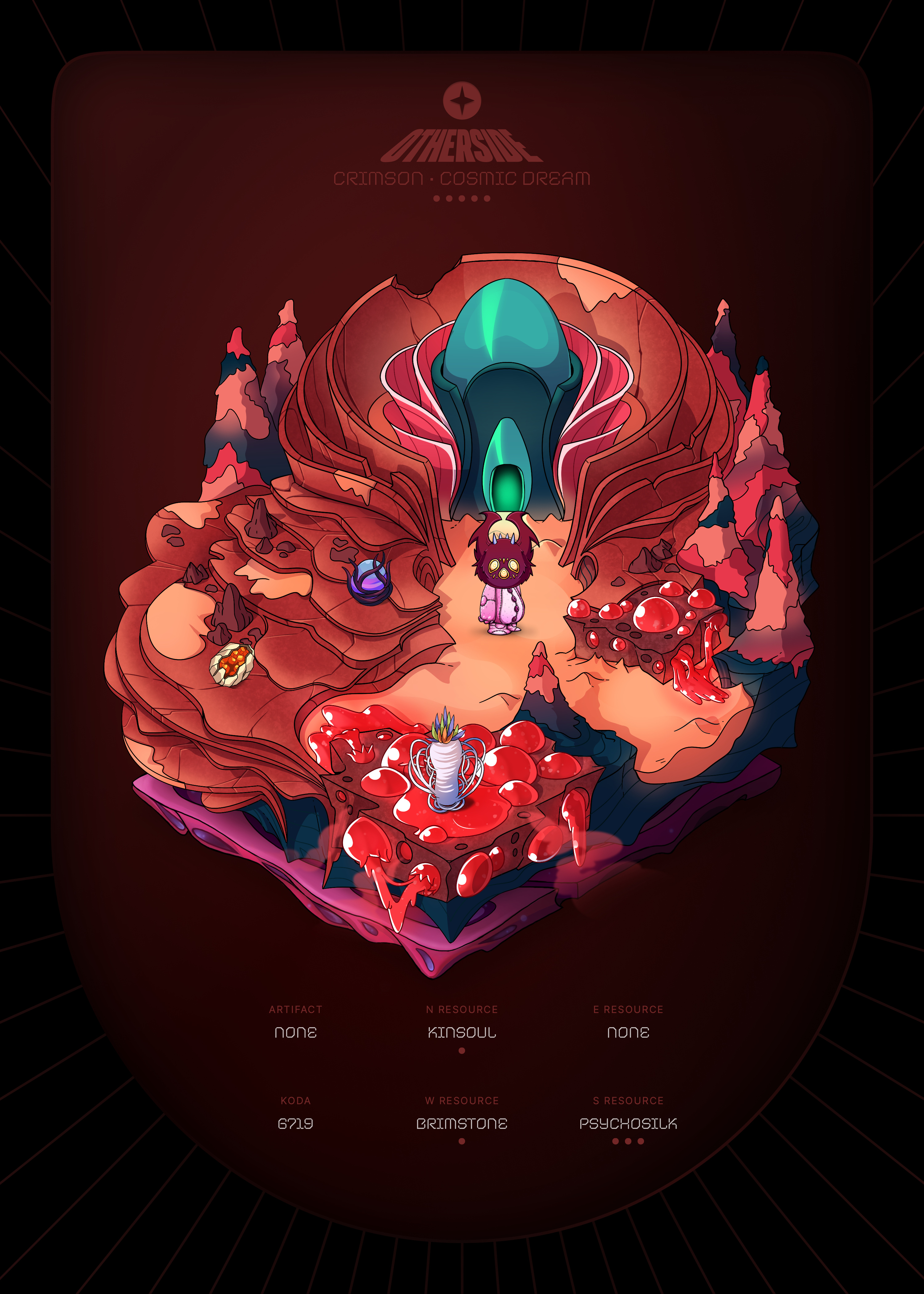 Otherdeed #31184 — Crimson