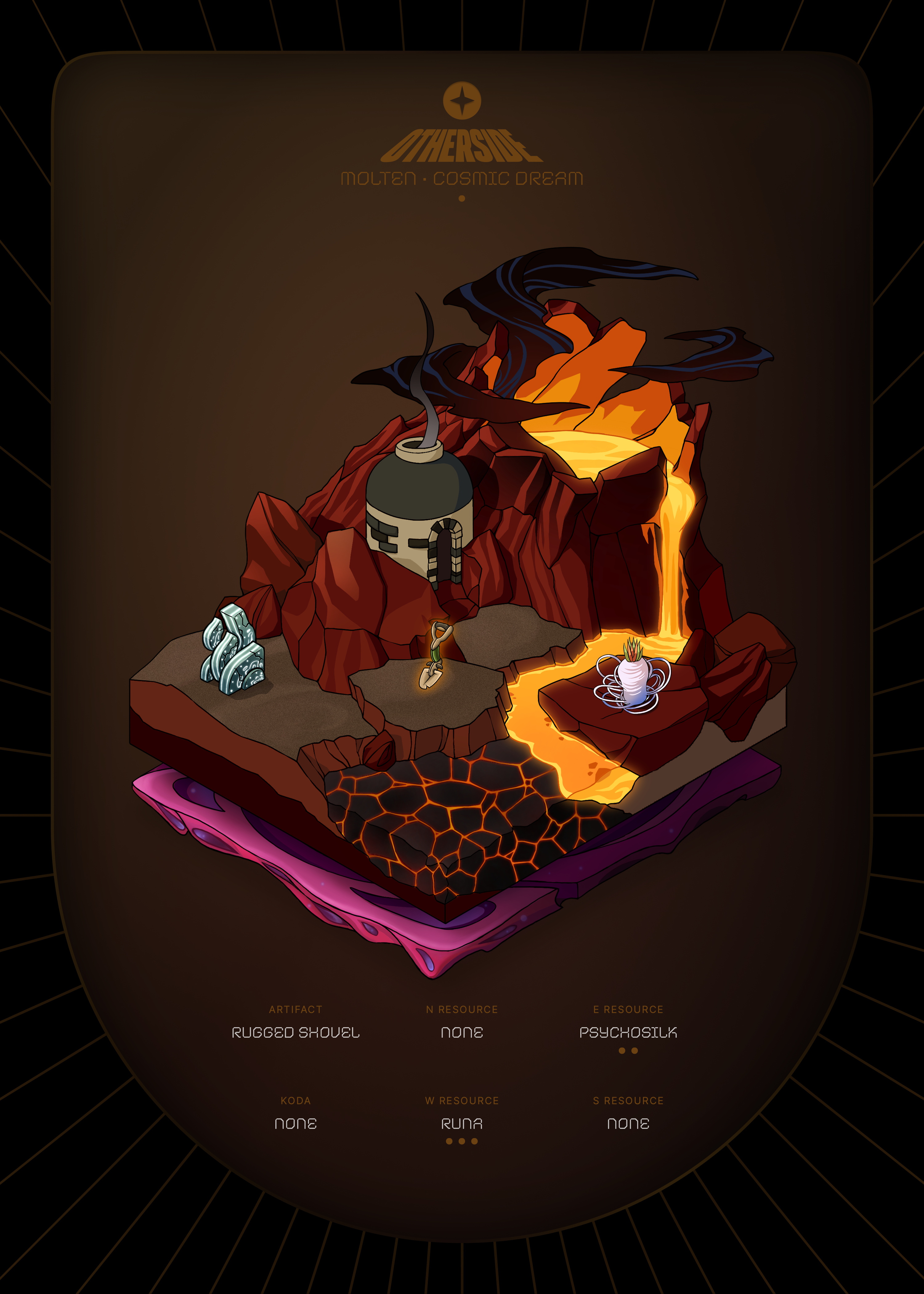 Otherdeed #36378 — Molten