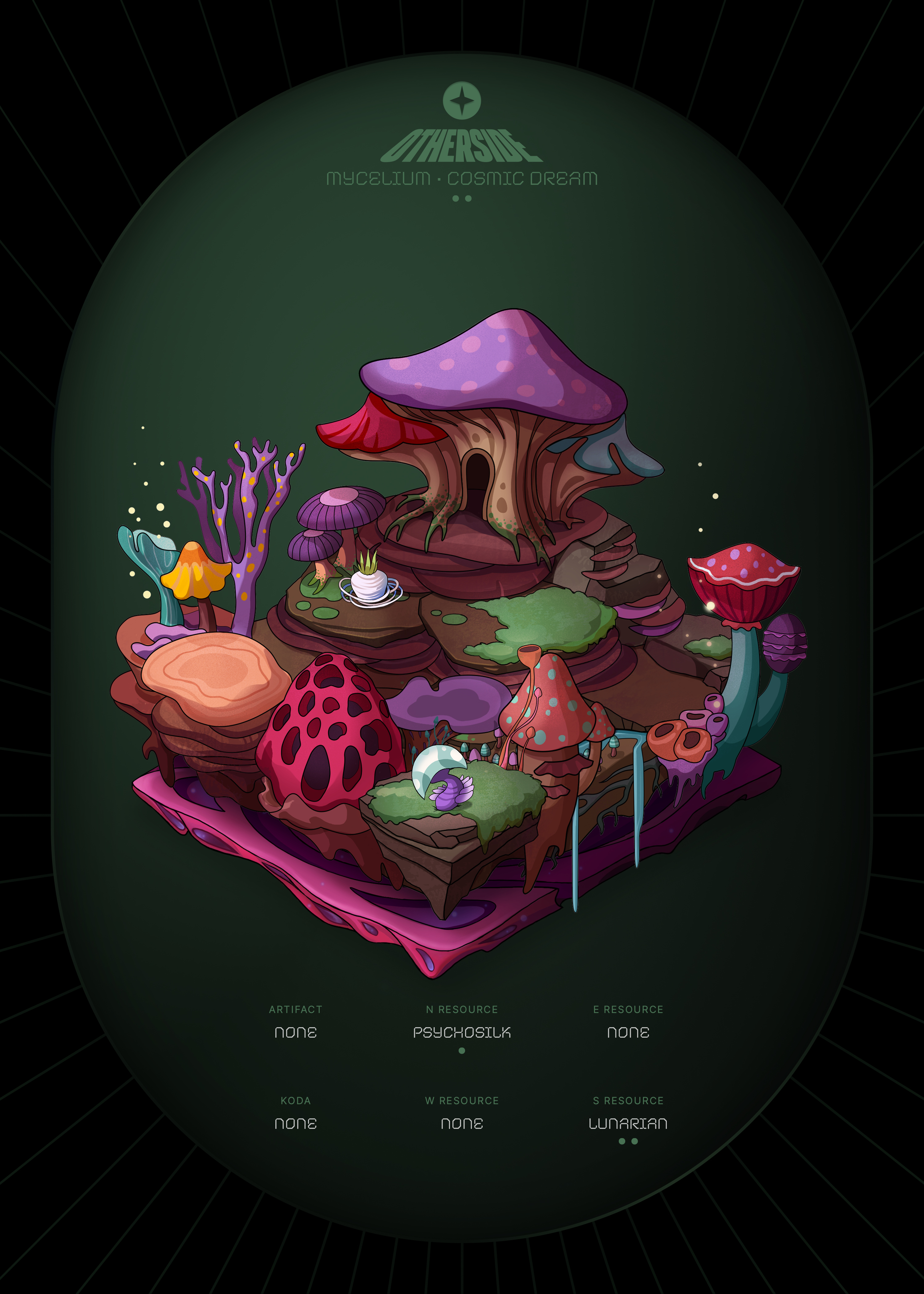 Otherdeed #90746 — Mycelium