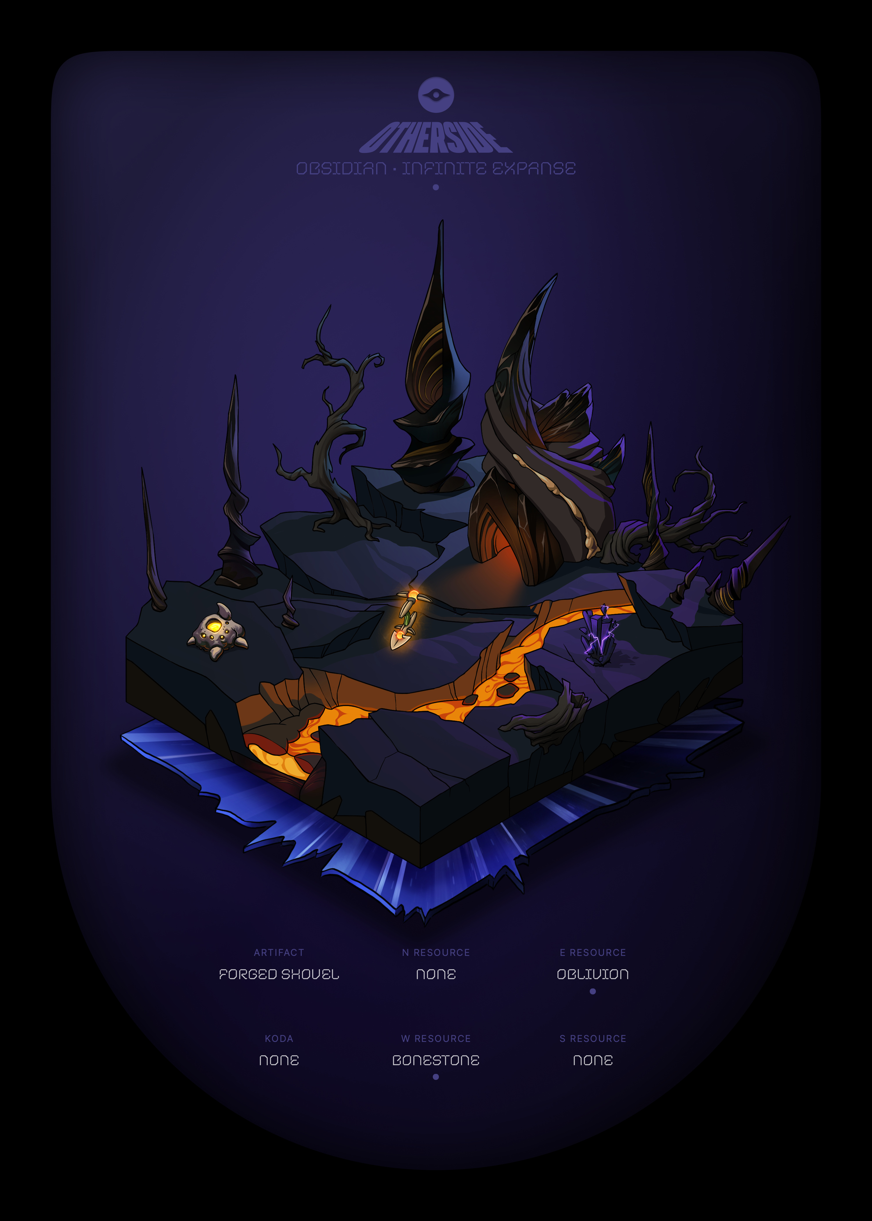 Otherdeed #40899 — Obsidian