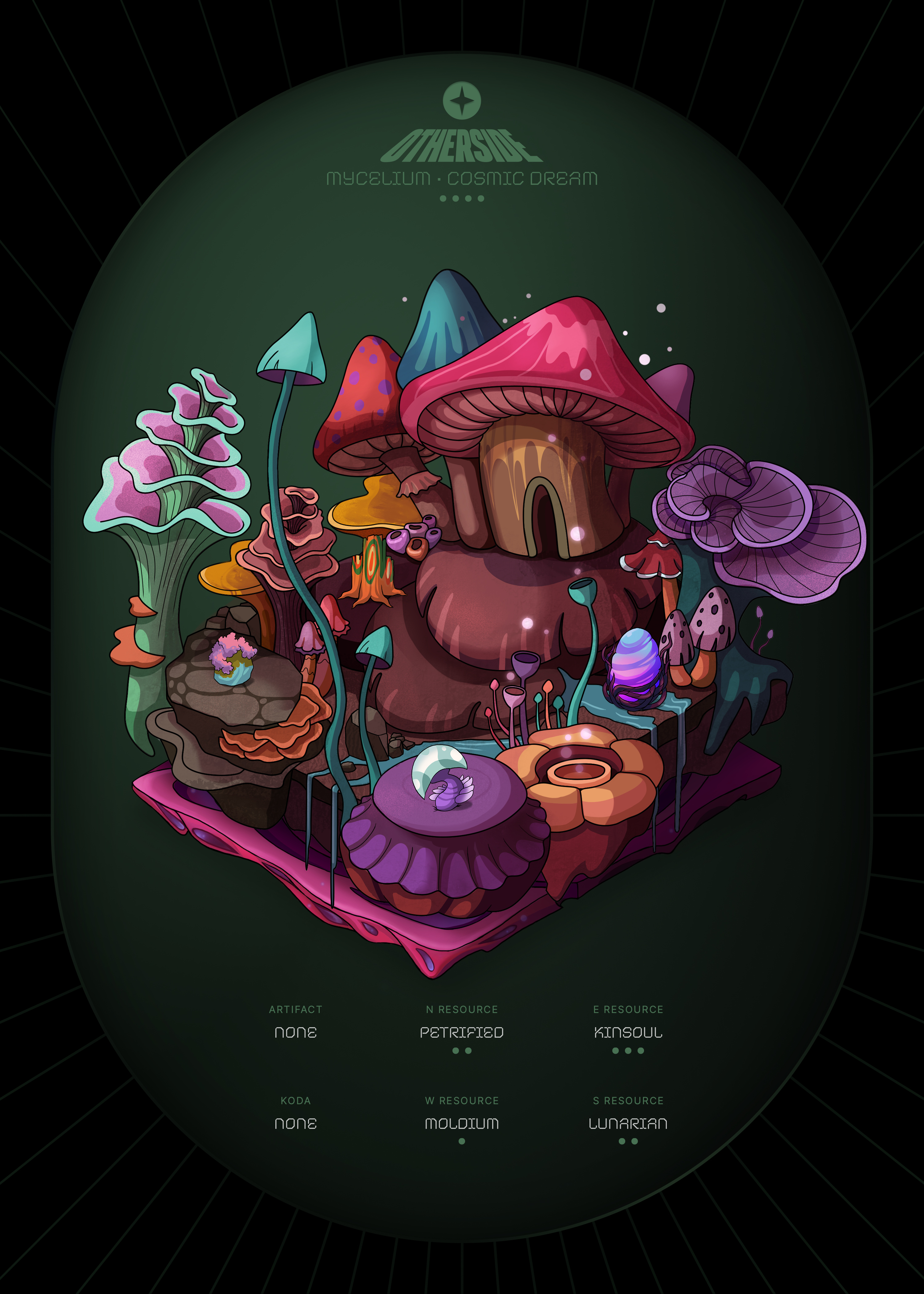 Otherdeed #93143 — Mycelium