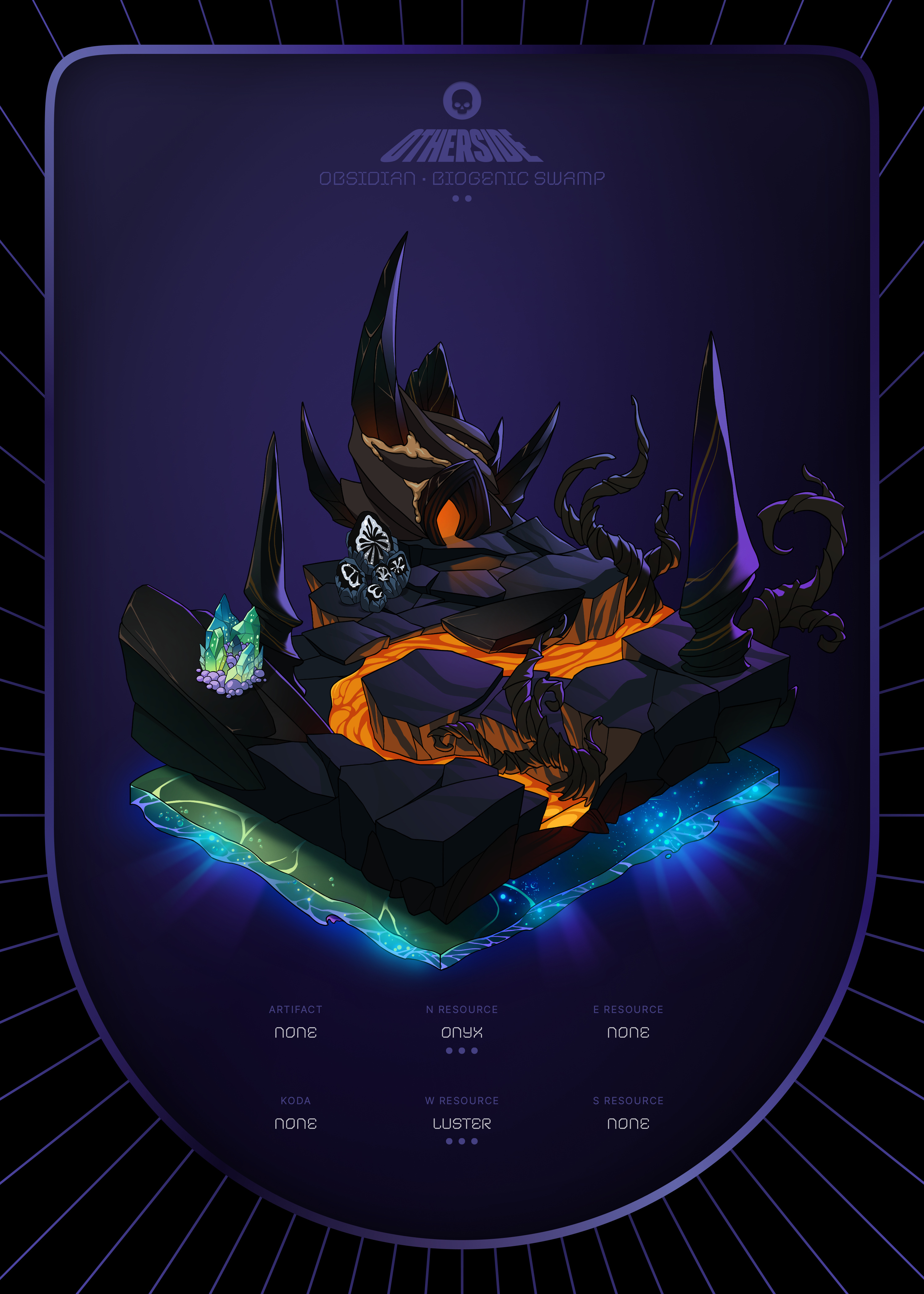 Otherdeed #6096 — Obsidian