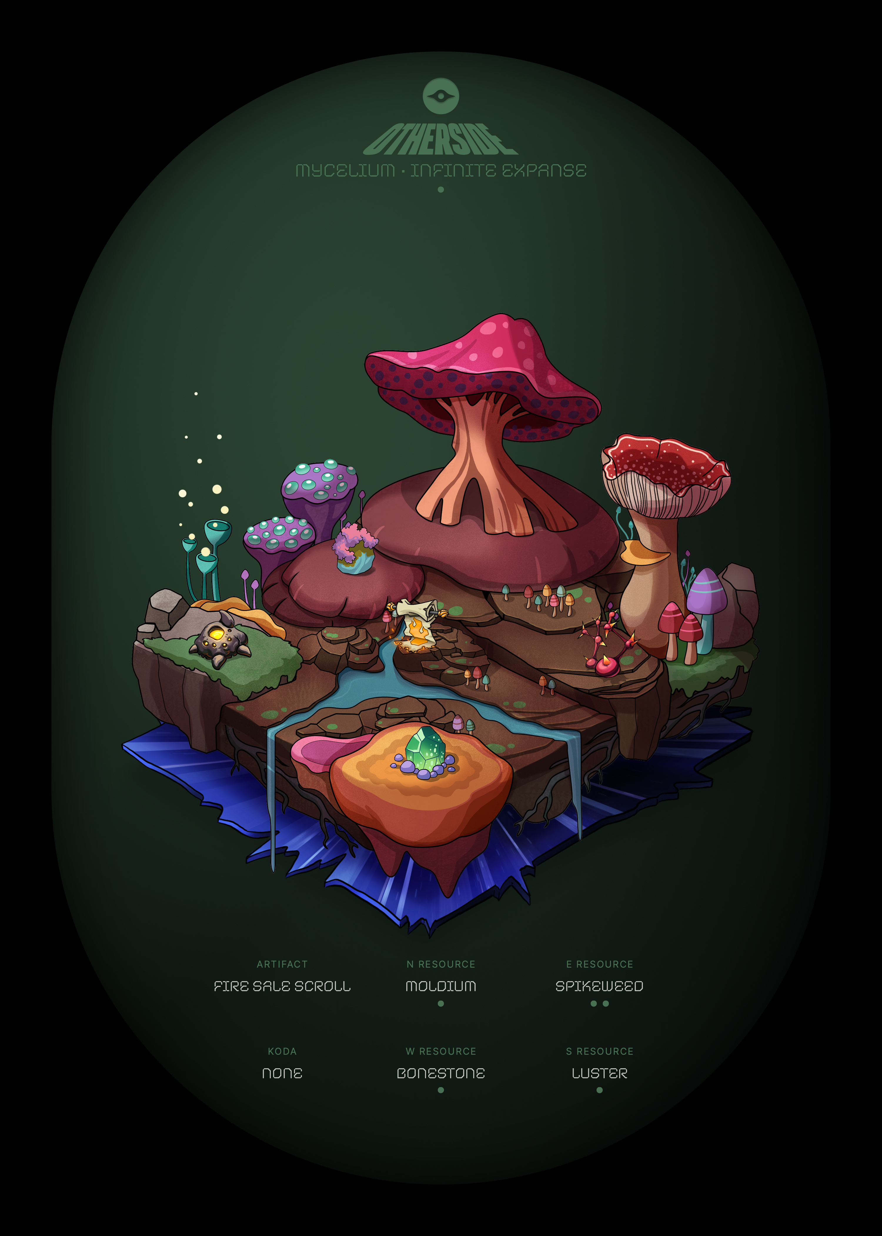 Otherdeed #43631 — Mycelium
