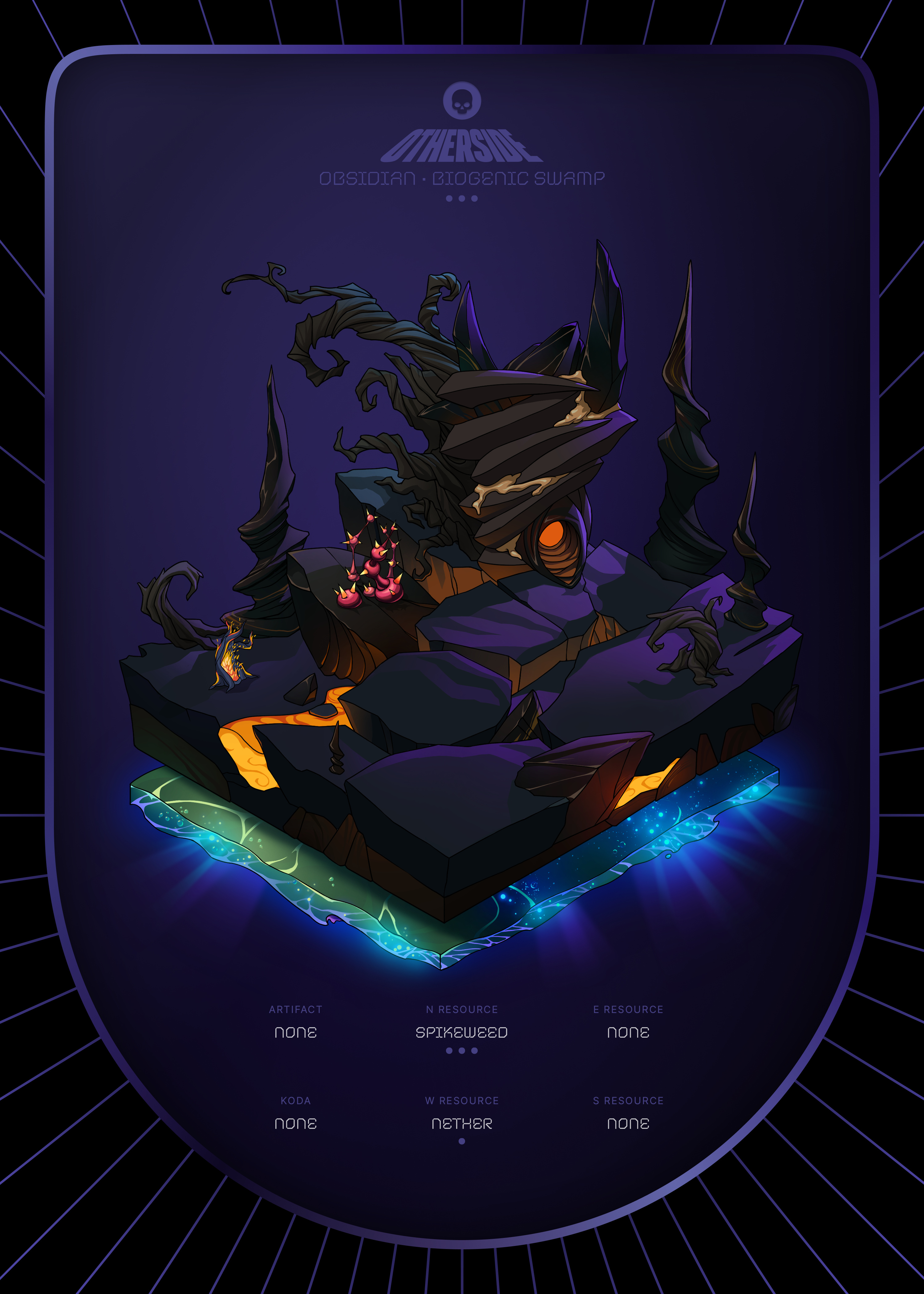Otherdeed #4595 — Obsidian