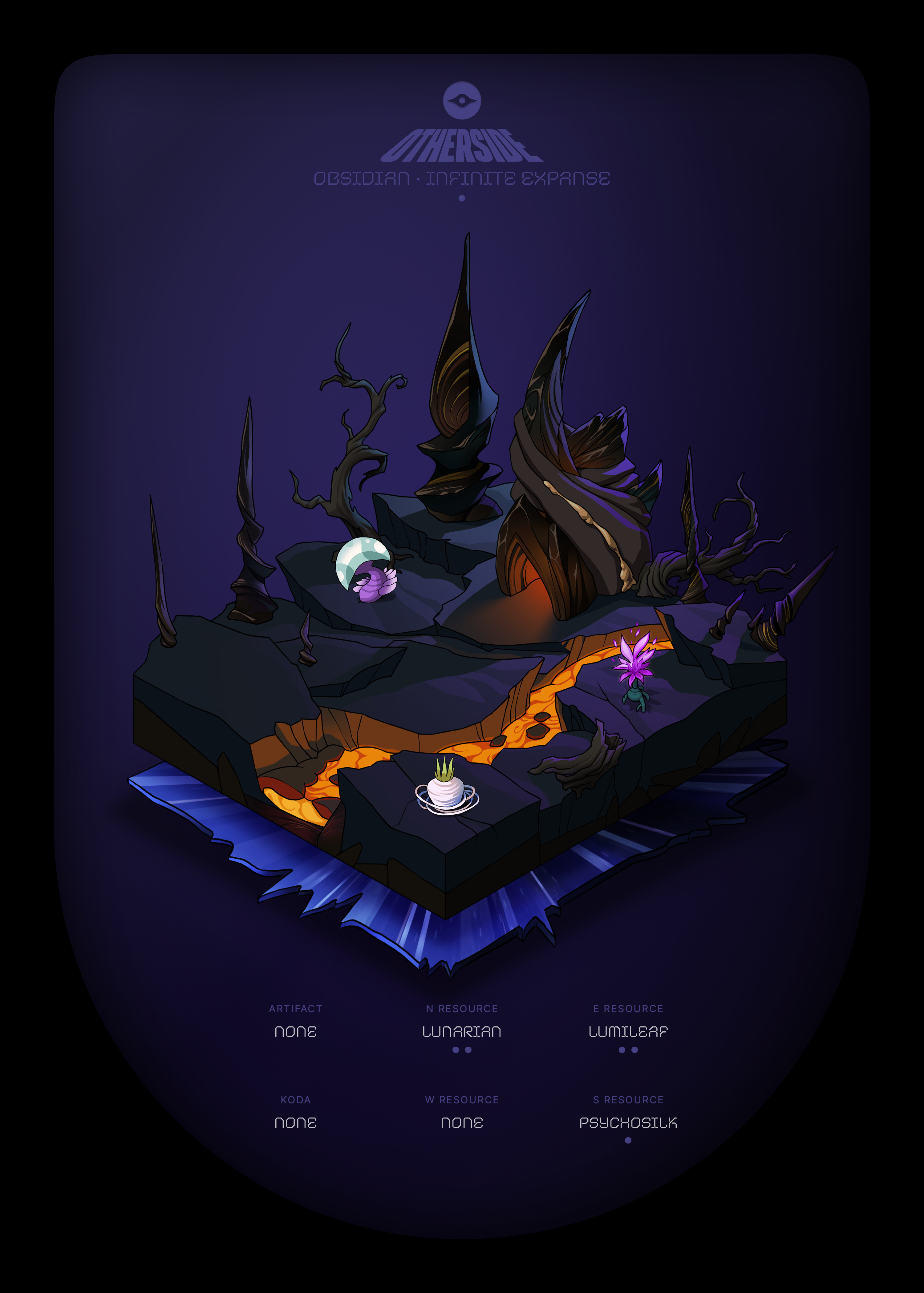 Otherdeed #51282 — Obsidian
