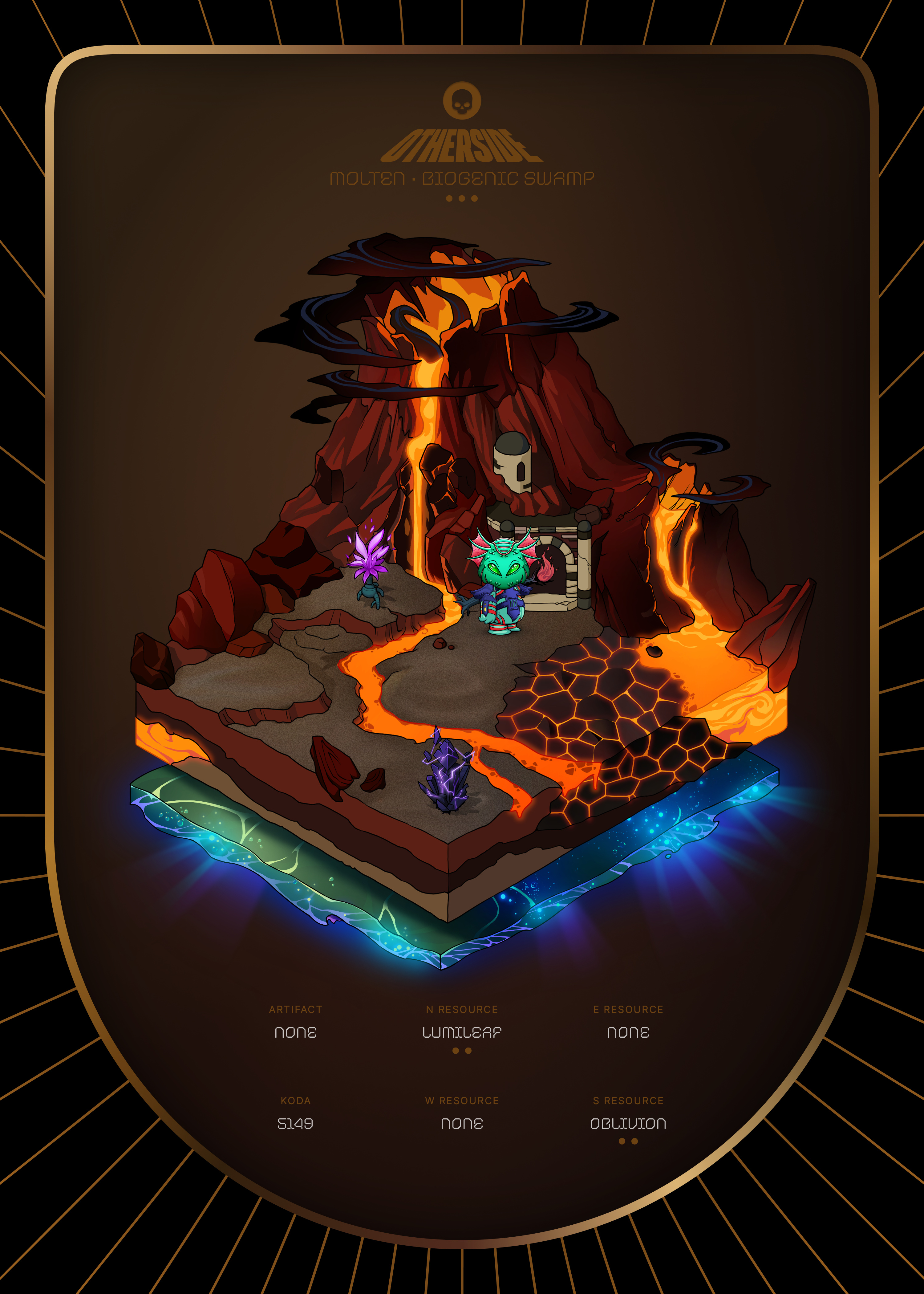 Otherdeed #6641 — Molten