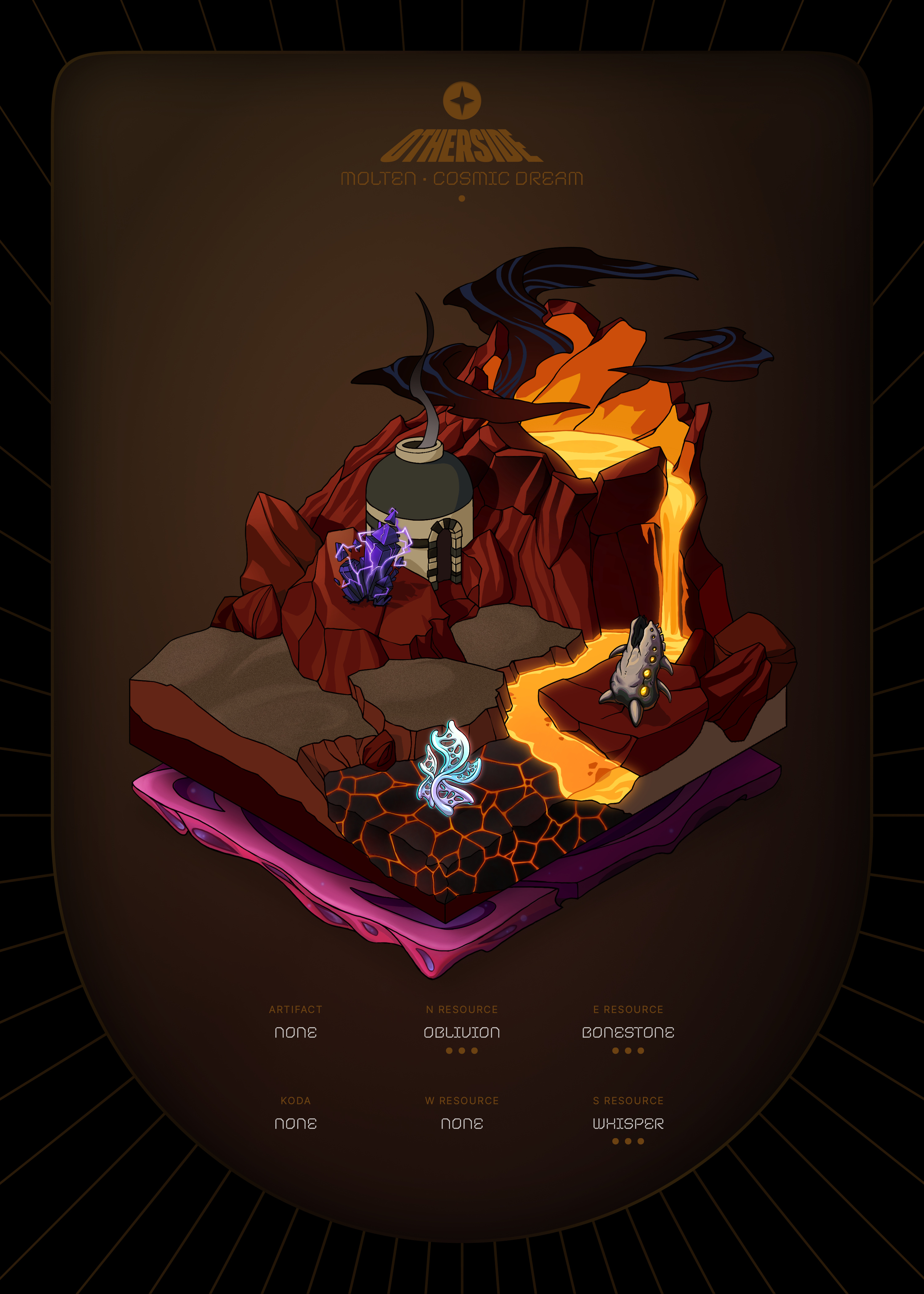 Otherdeed #35301 — Molten