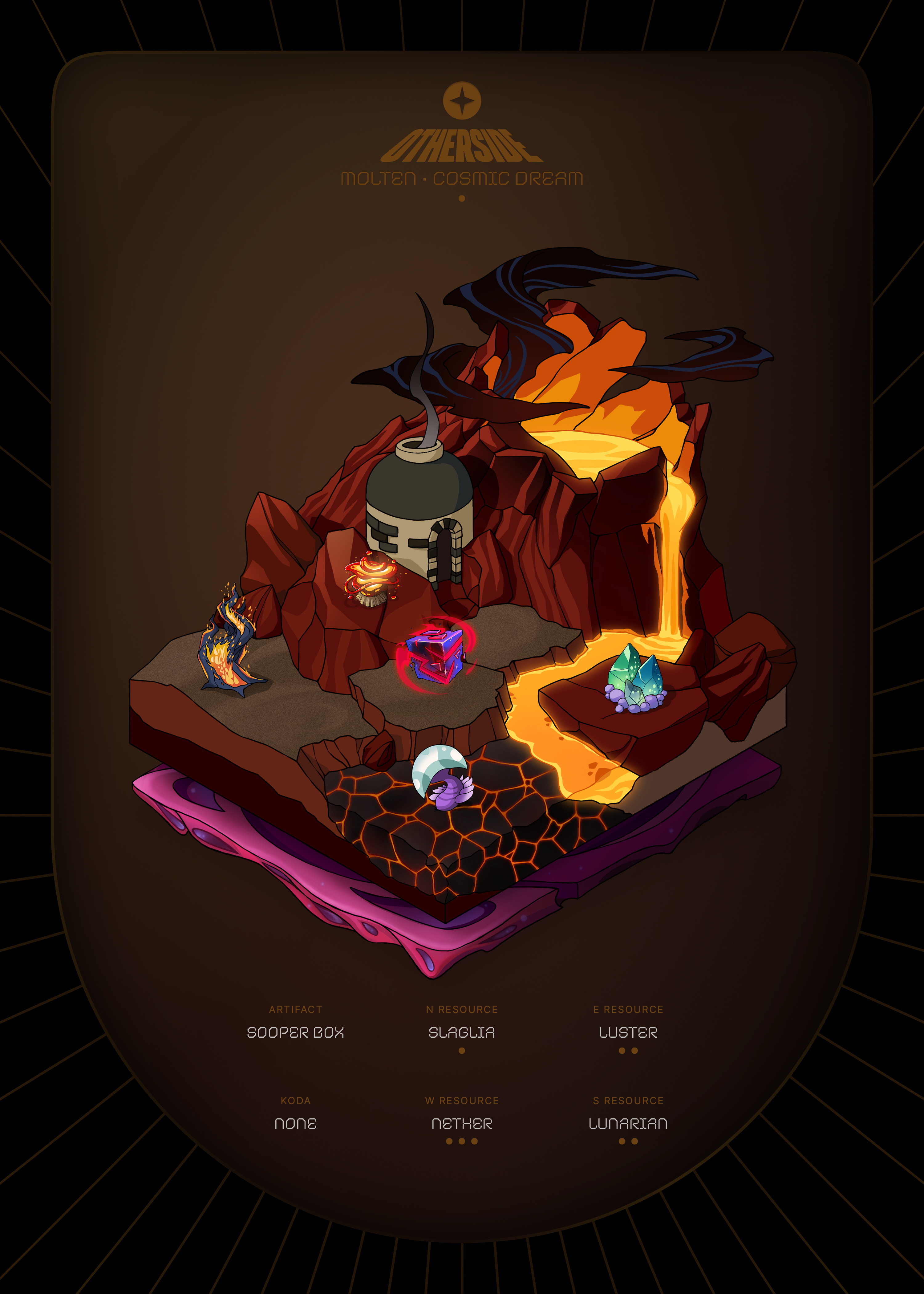 Otherdeed #38931 — Molten