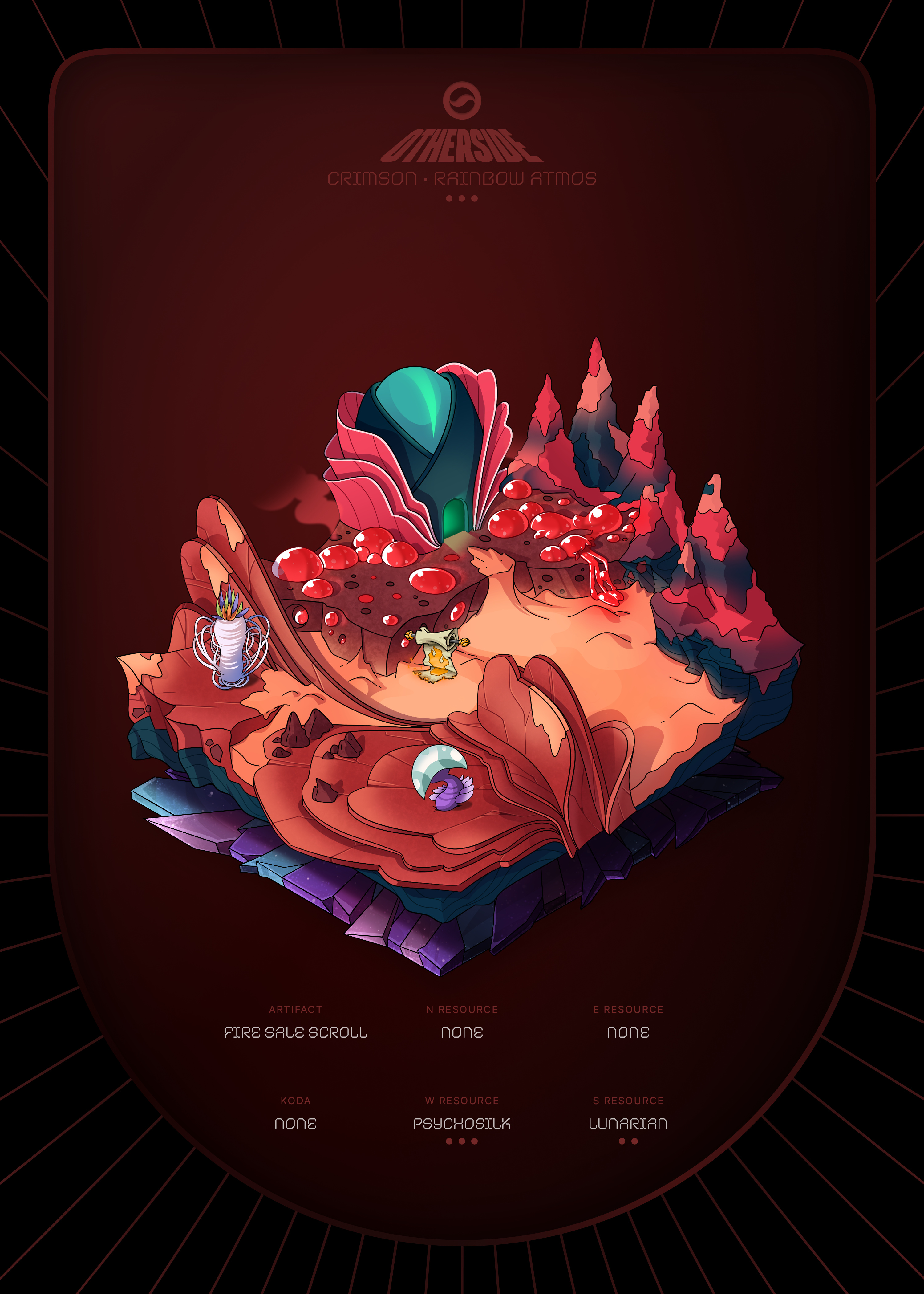 Otherdeed #74667 — Crimson