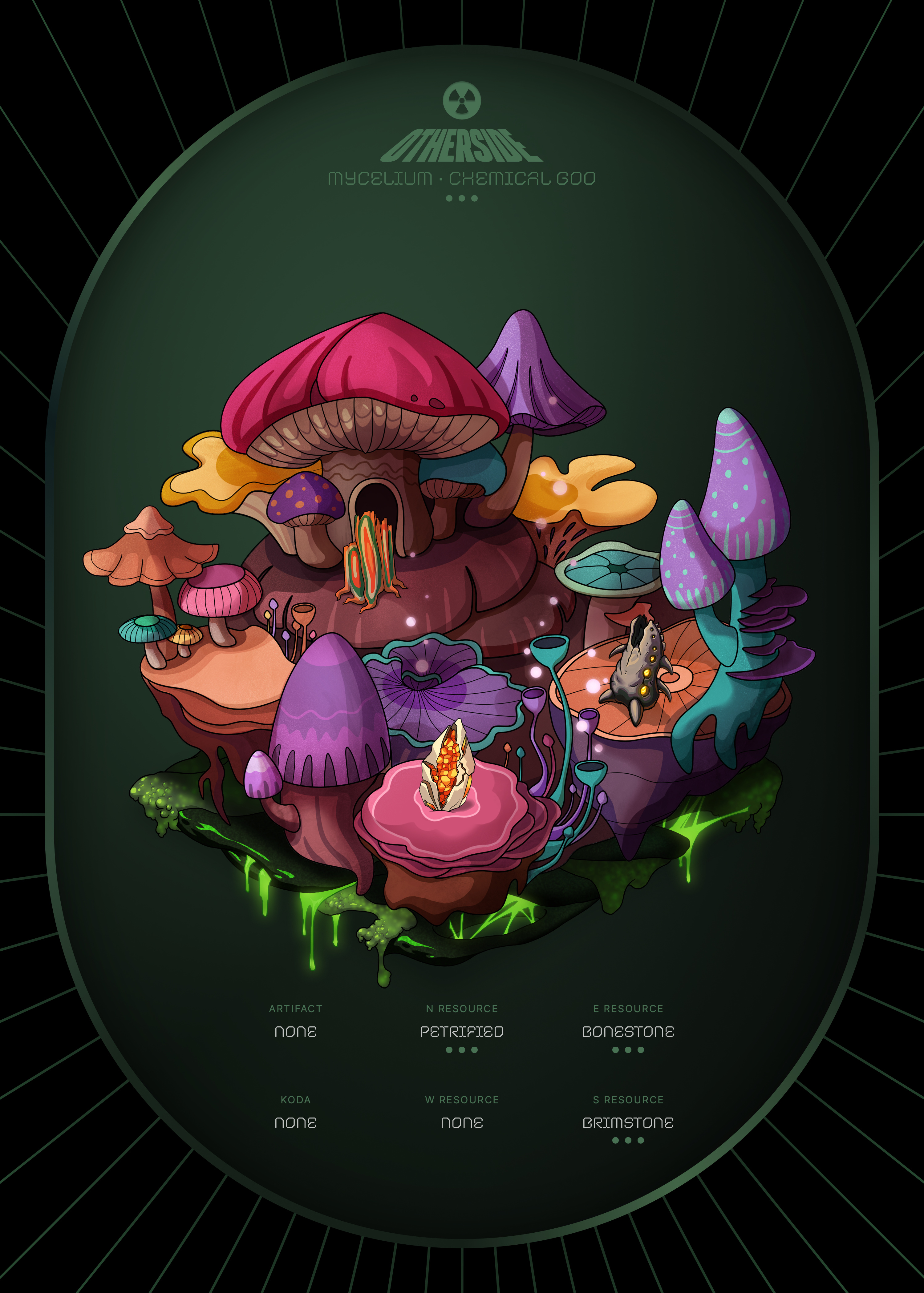 Otherdeed #22842 — Mycelium