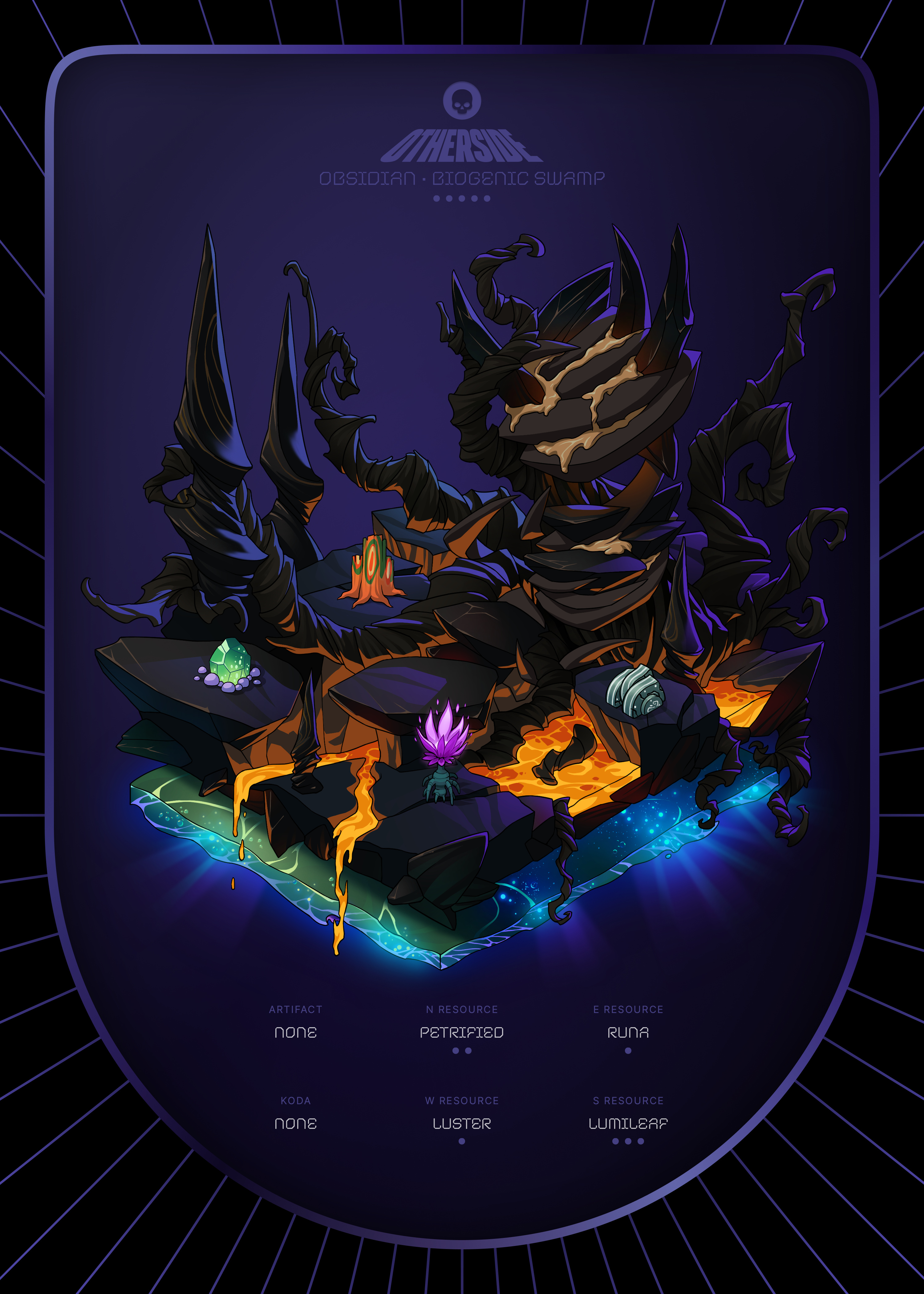 Otherdeed #9326 — Obsidian