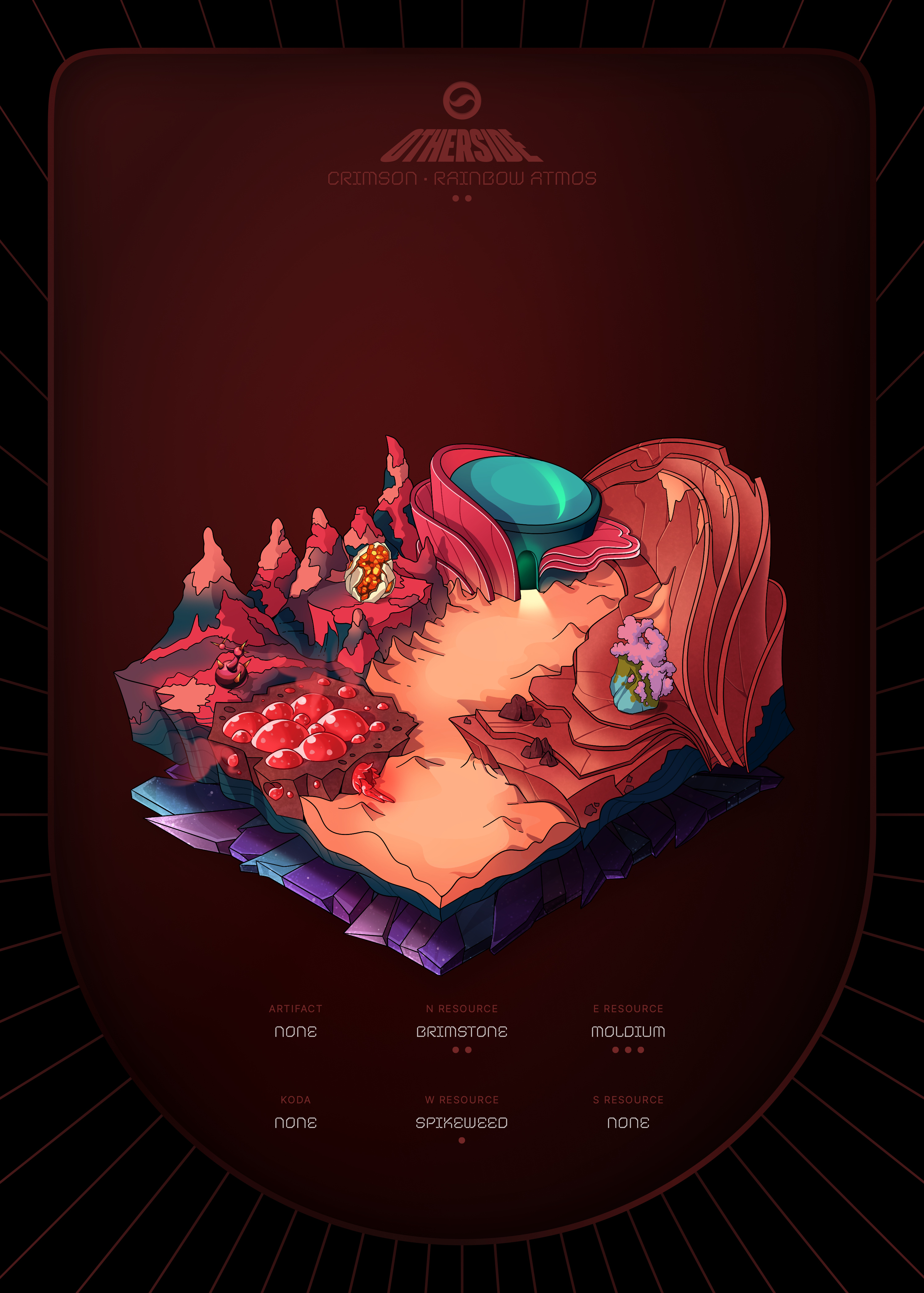 Otherdeed #73045 — Crimson