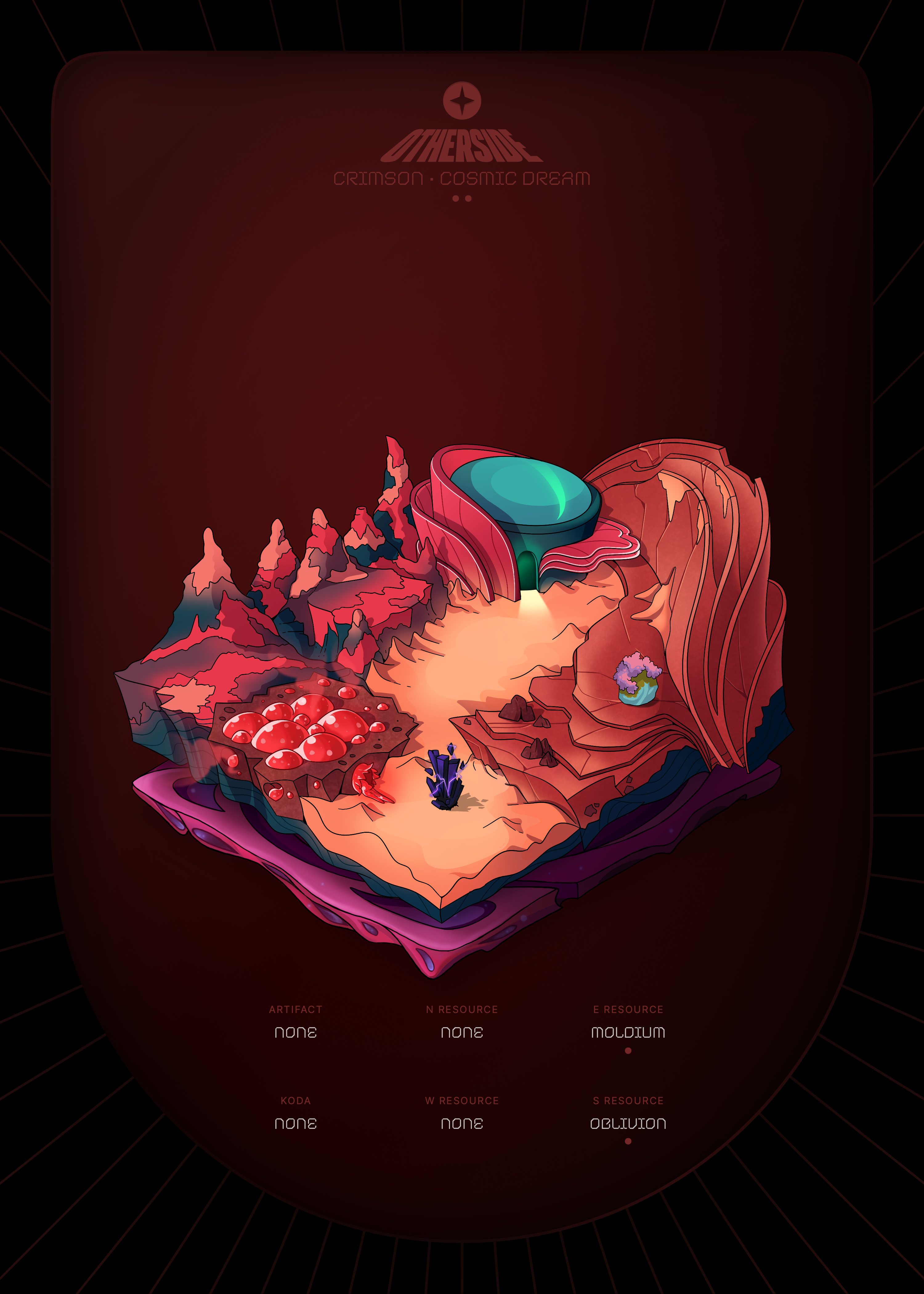 Otherdeed #94437 — Crimson
