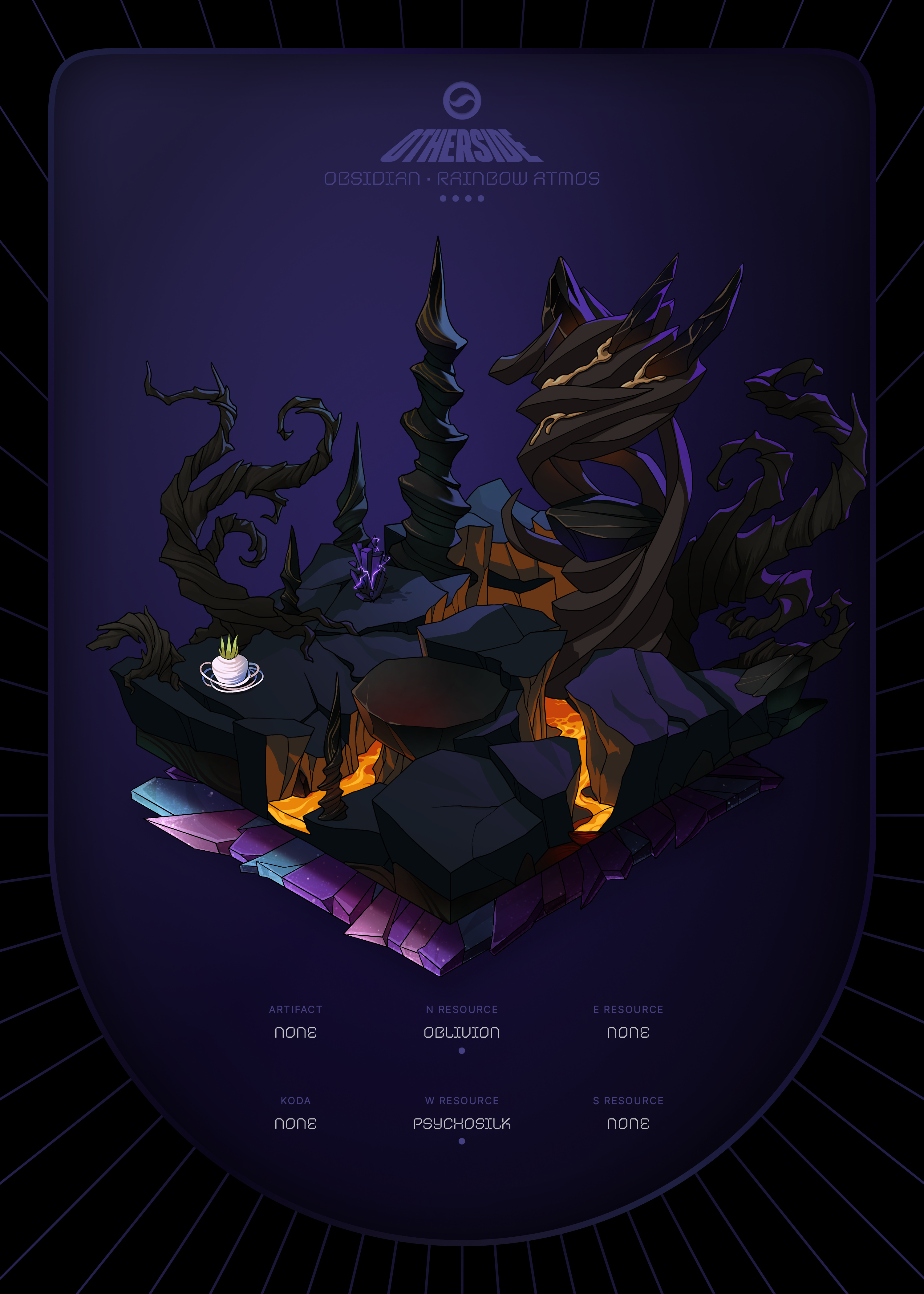 Otherdeed #69860 — Obsidian