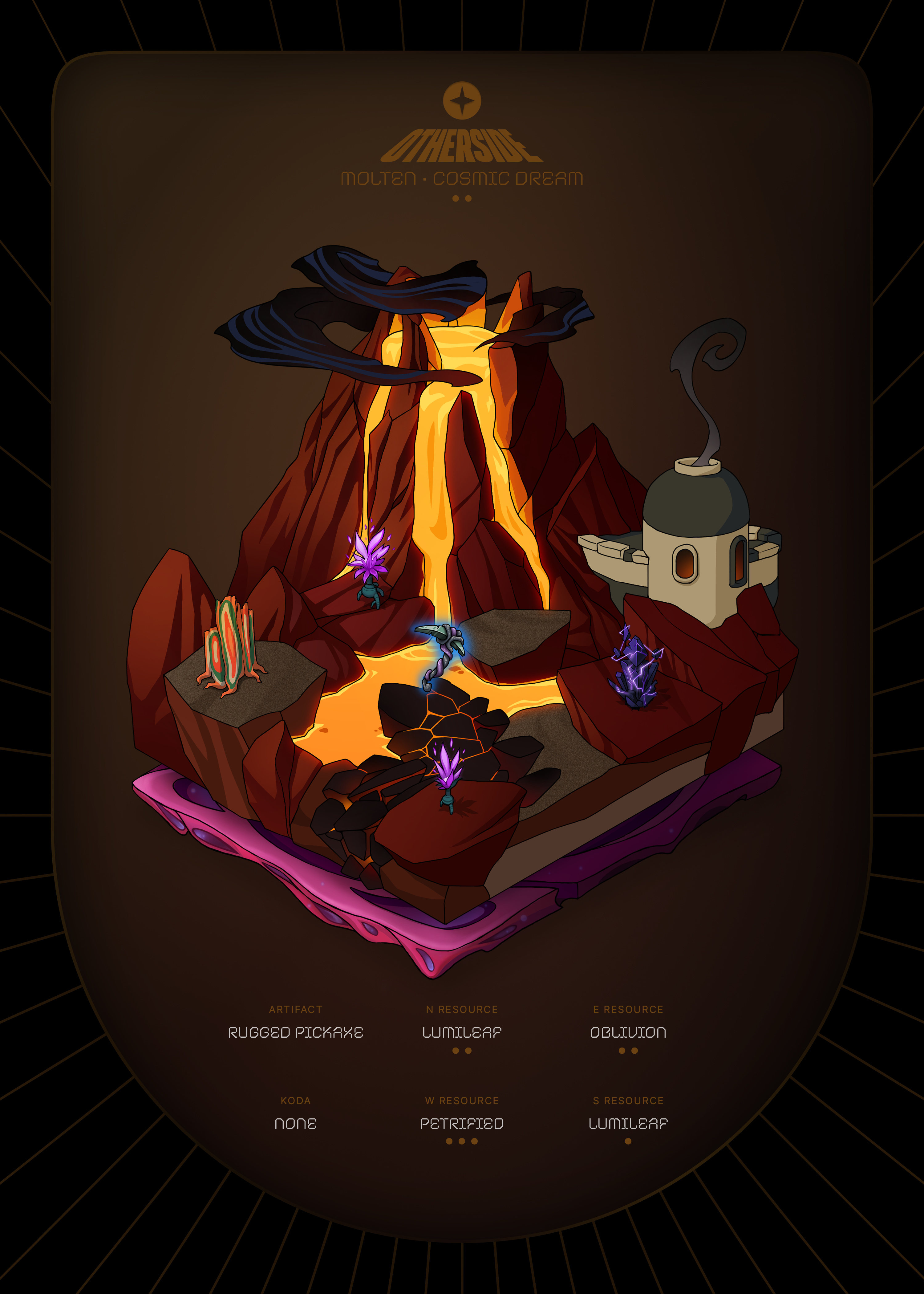 Otherdeed #93590 — Molten