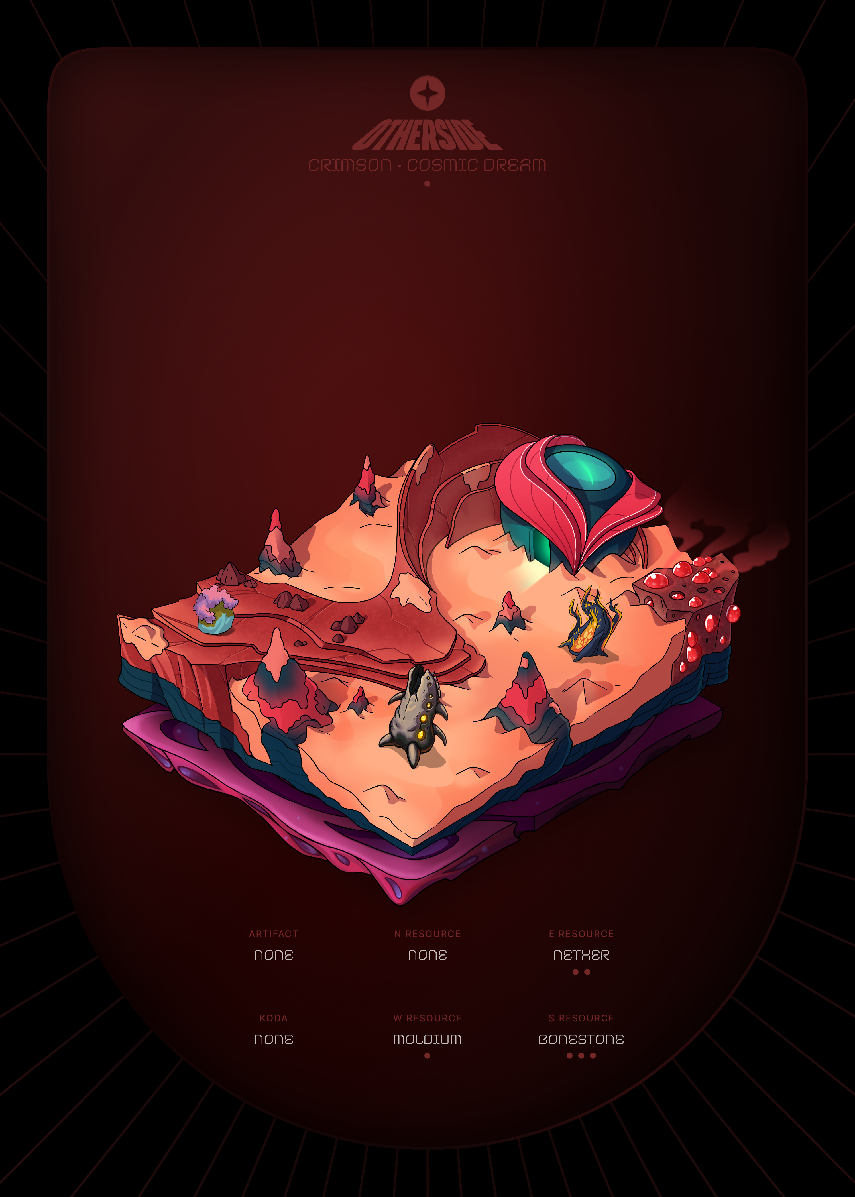 Otherdeed #31934 — Crimson