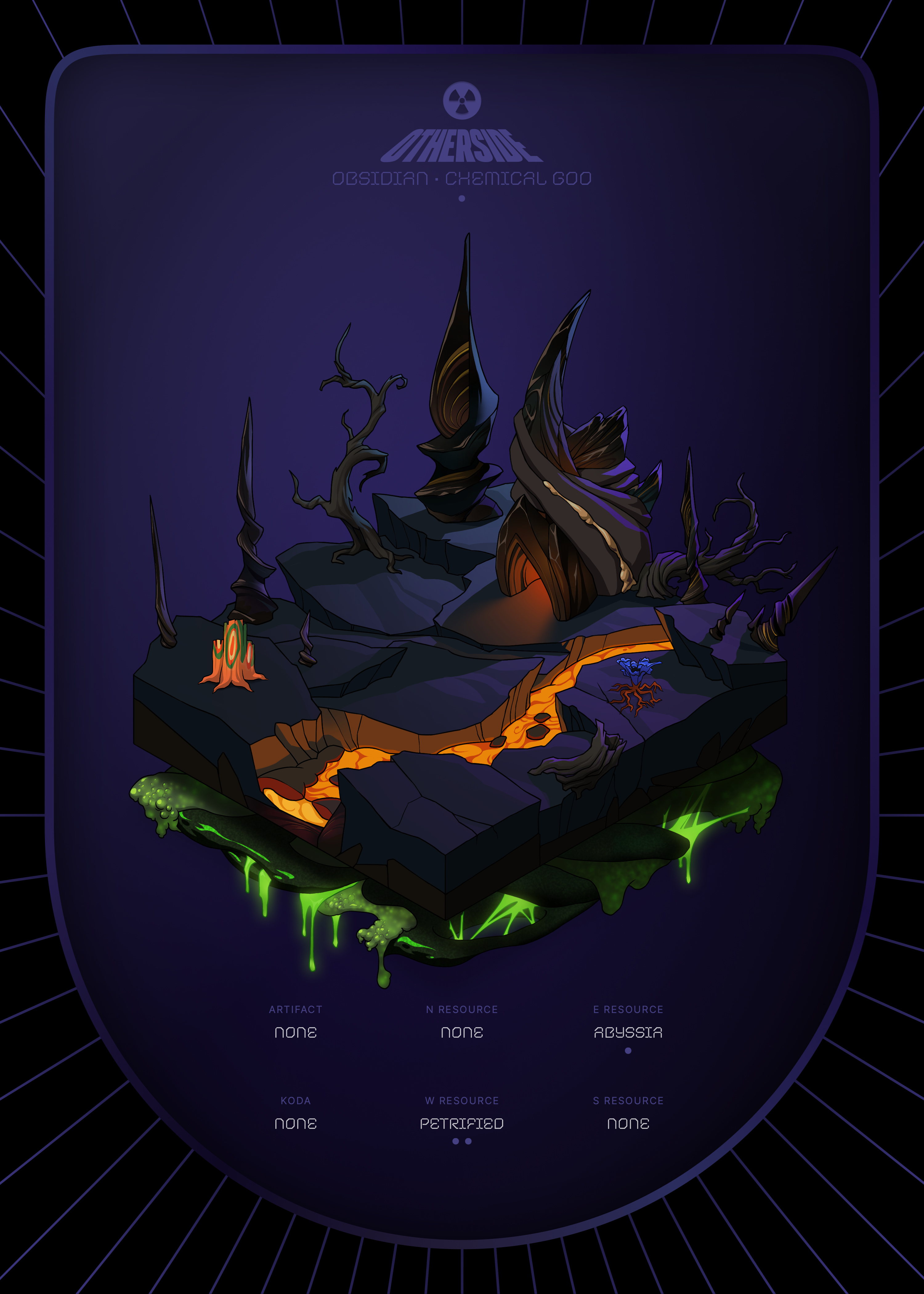 Otherdeed #25132 — Obsidian